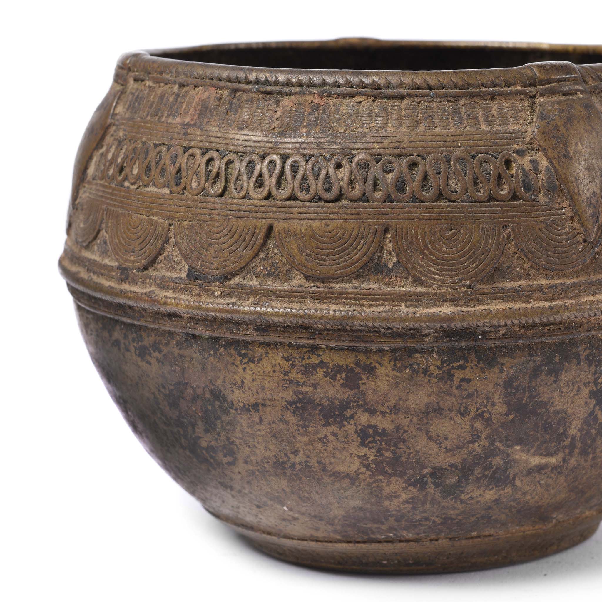 Dhokra Work Rice Measure From Orissa - Early 20Th Century - Image 2