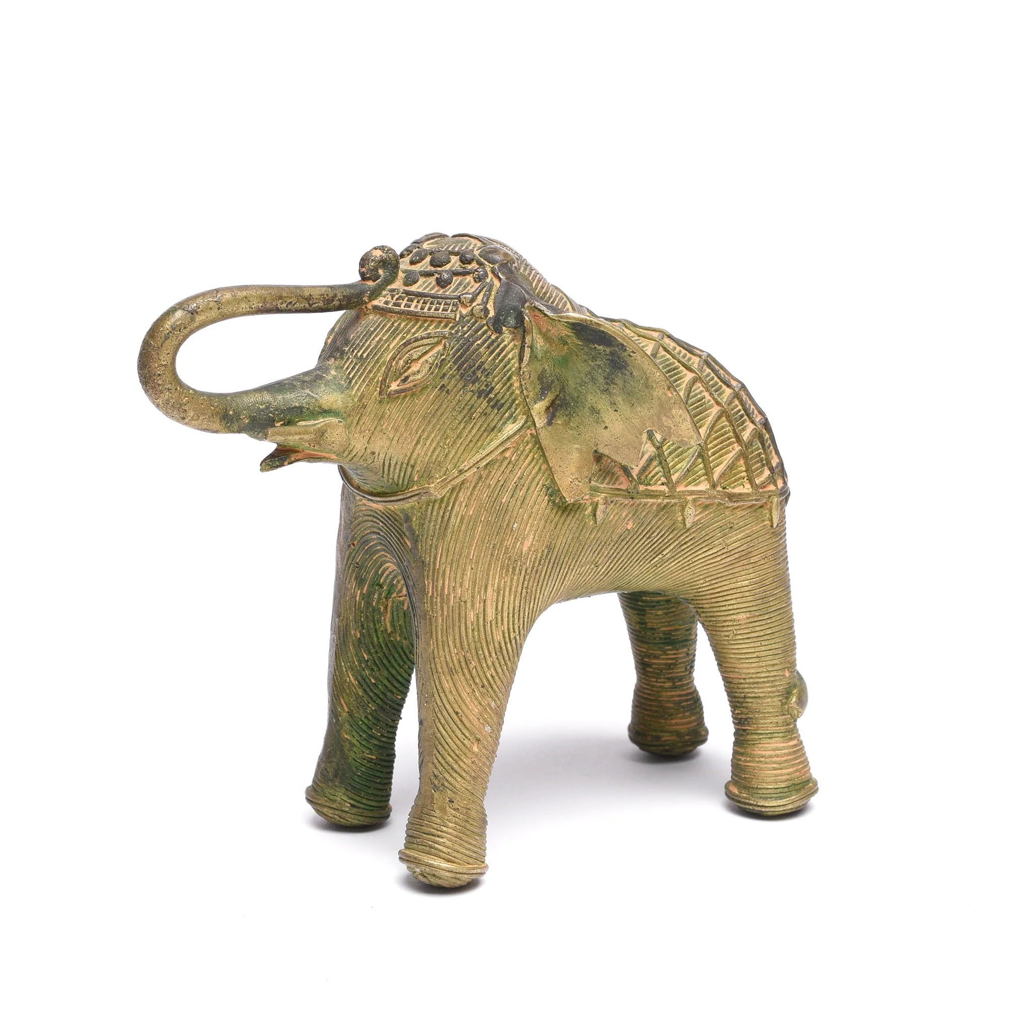 Handmade Brass Elephant From Orissa - Image 2