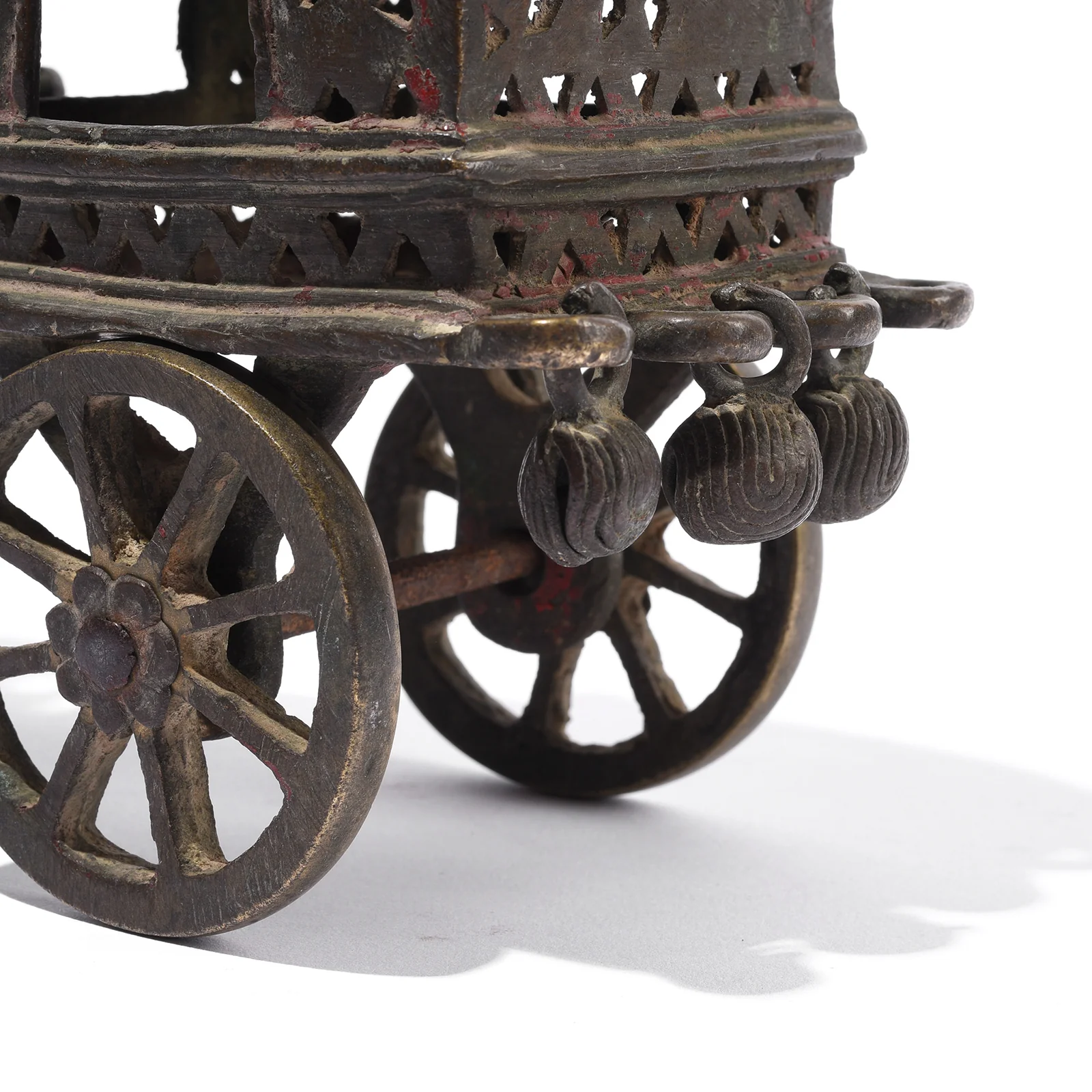Brass Elephant Chariot Temple Toy From Andhra Pradesh - Late 19th Century - Image 9