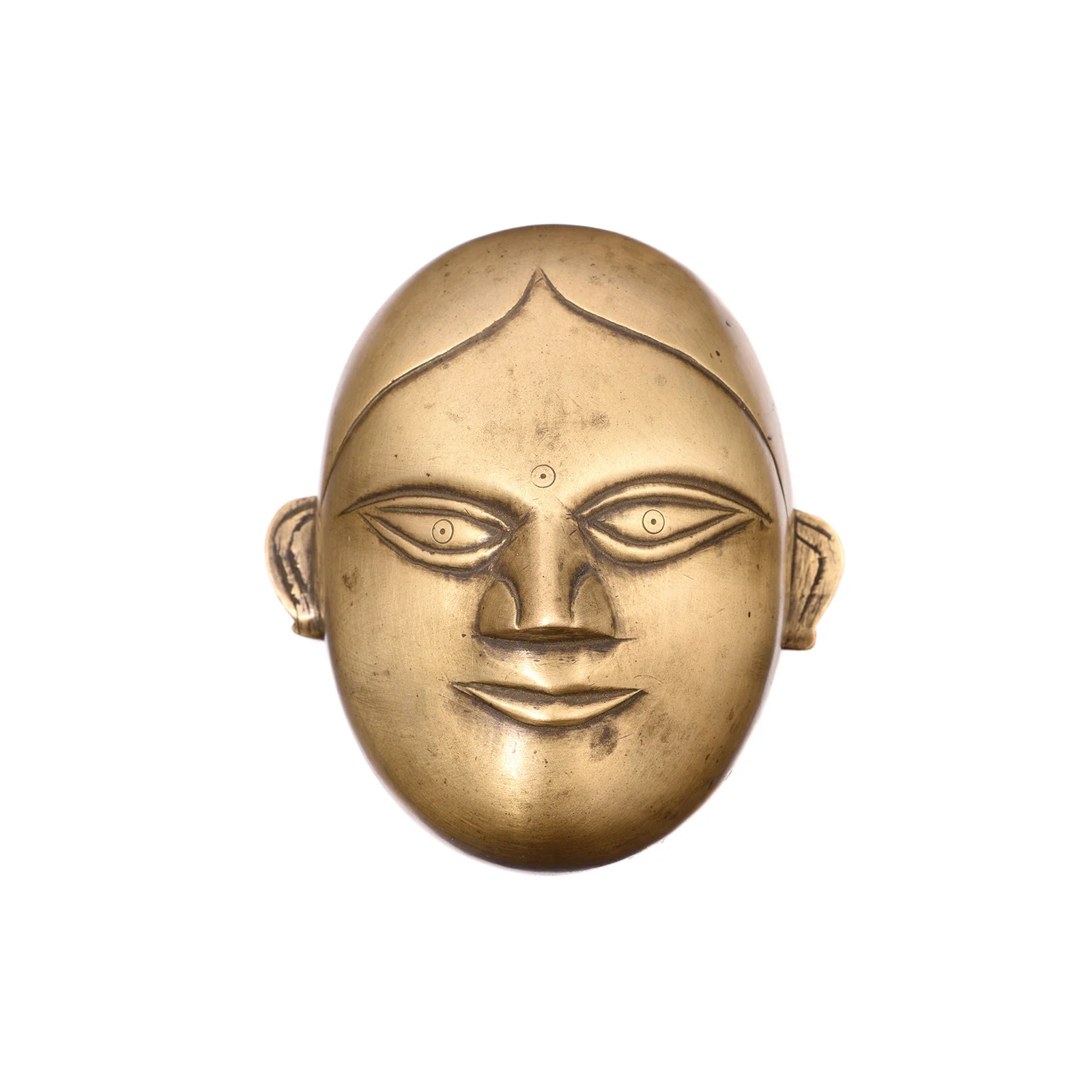 Brass Gauri Head Pandan Box - Ca 1910