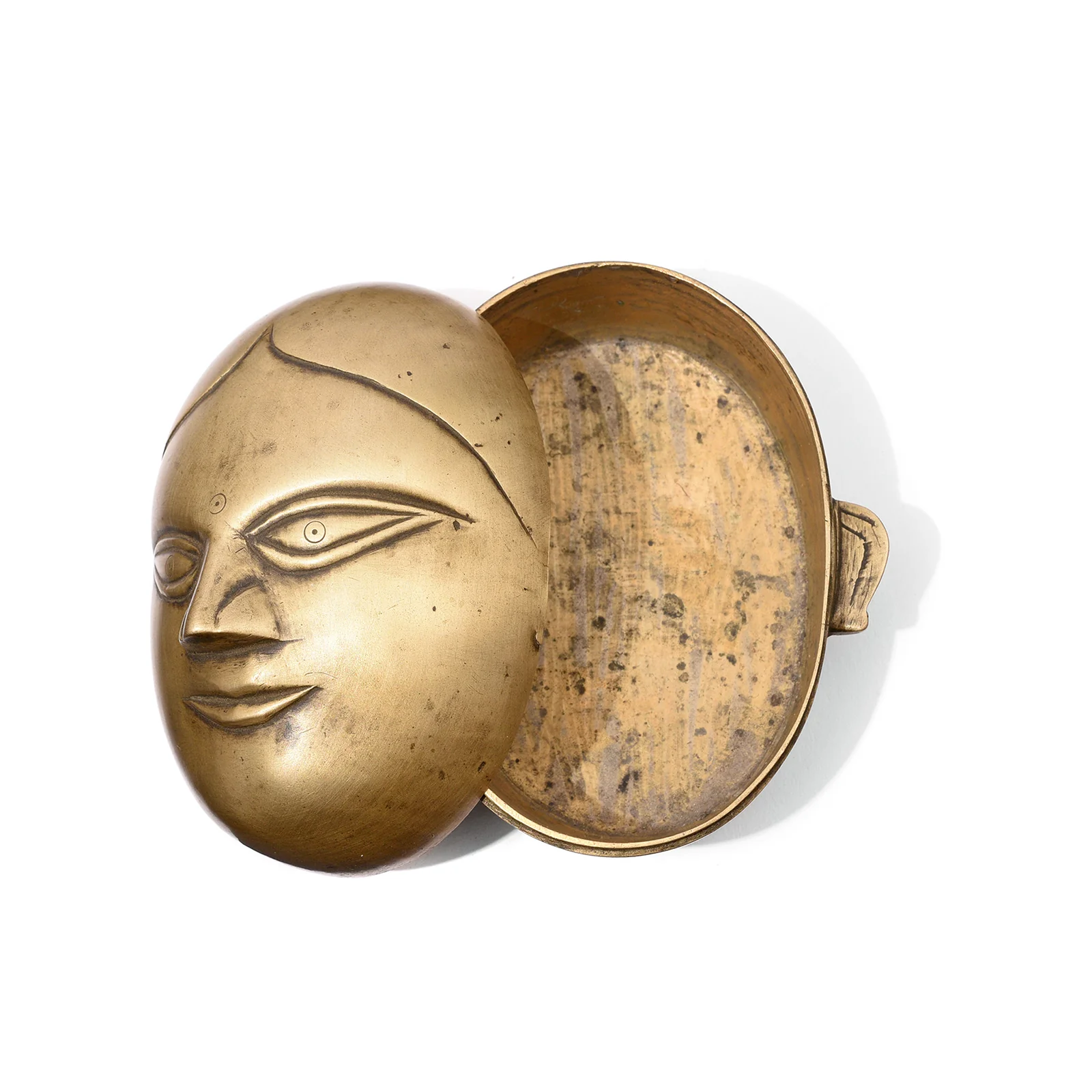 Brass Gauri Head Pandan Box - Ca 1910 - Image 4
