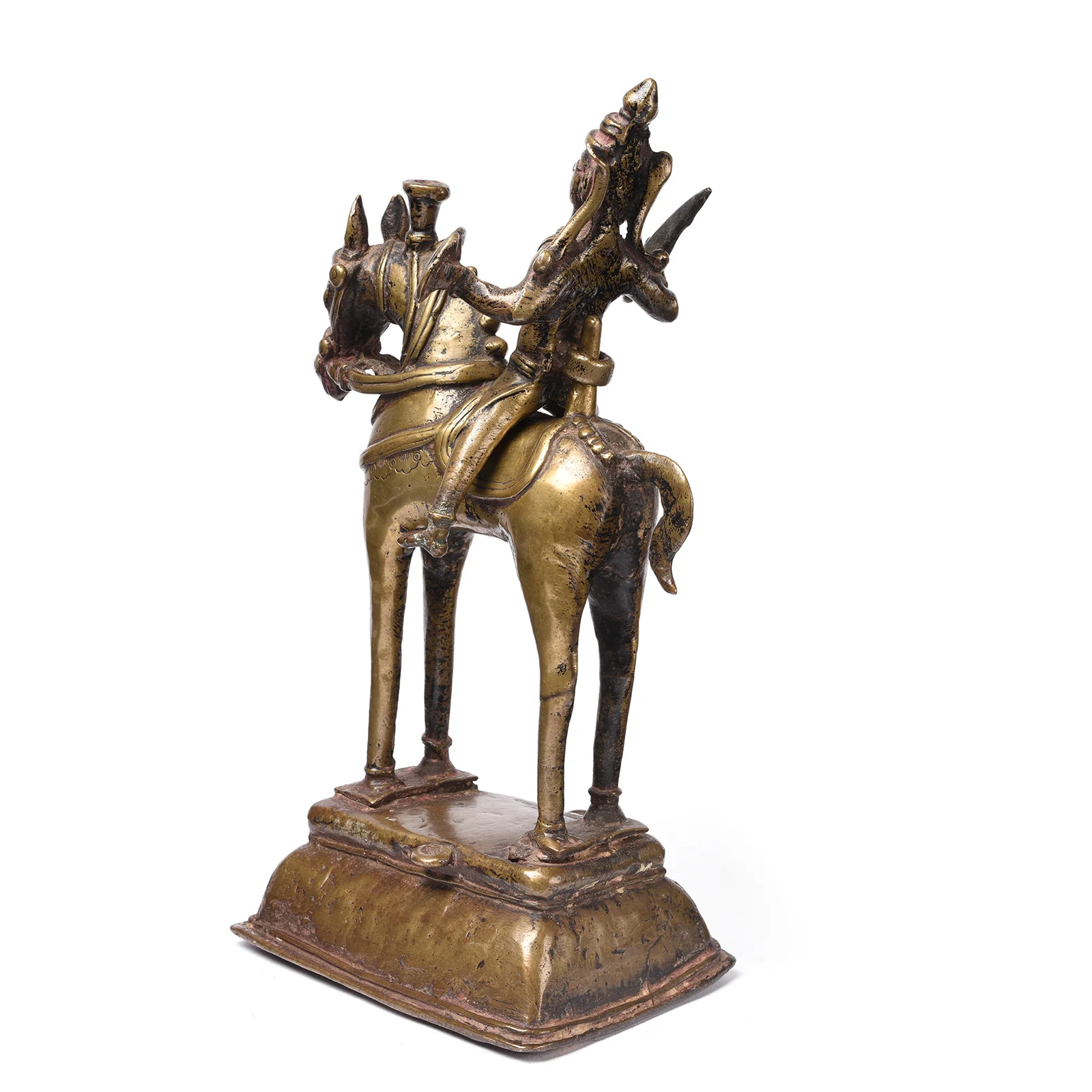 Brass Khandoba & Horse From Maharashtra - 18th Century - Image 5