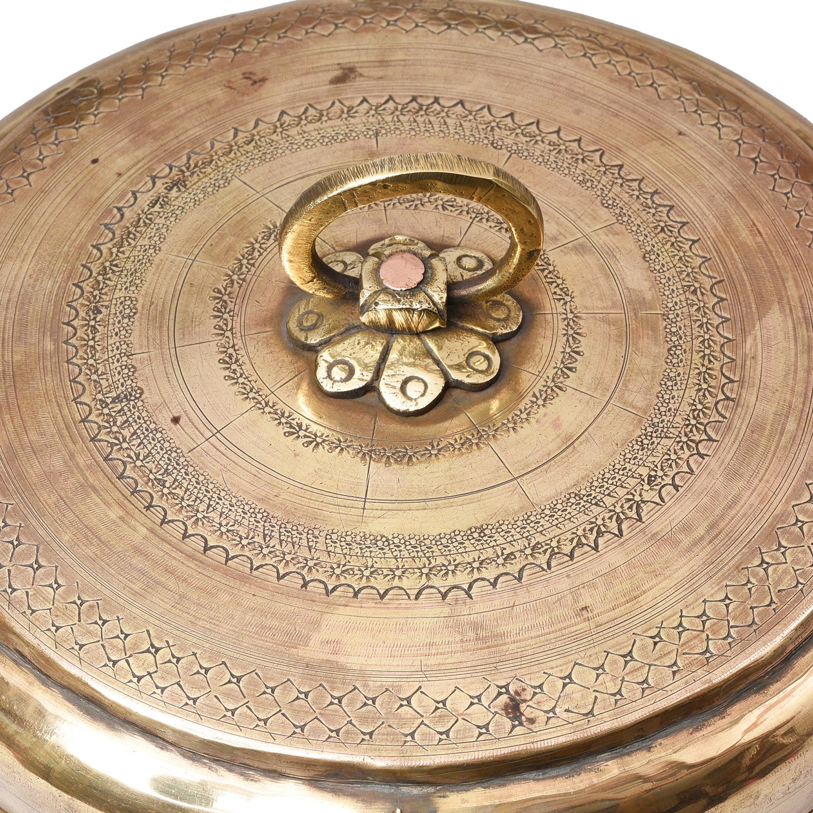 Brass Indian Chapati Box - Ca 1900 - Image 5