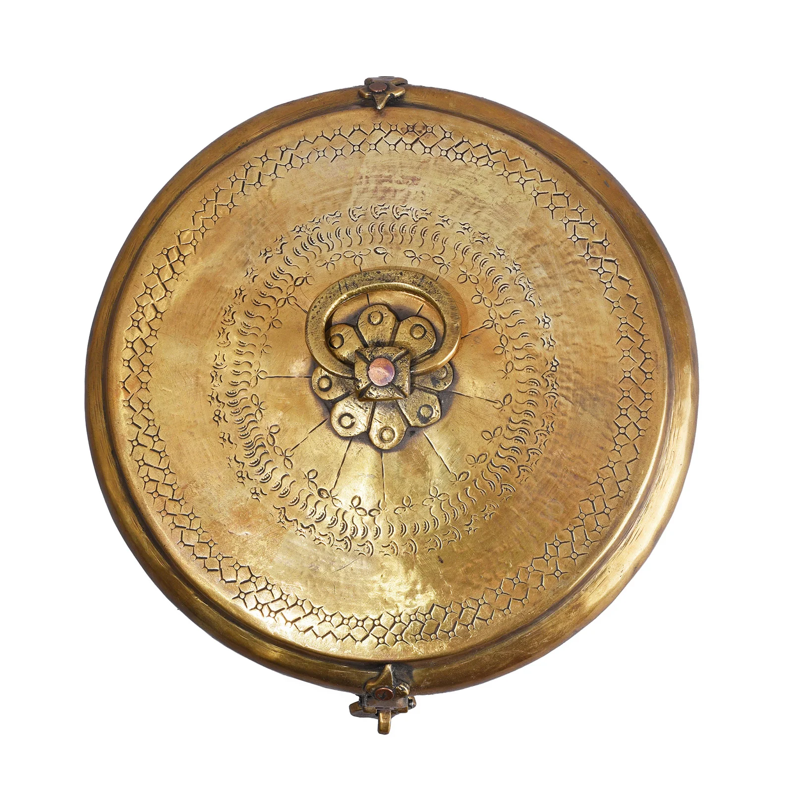 Brass Indian Chapati Box - Ca 1900 - Image 2