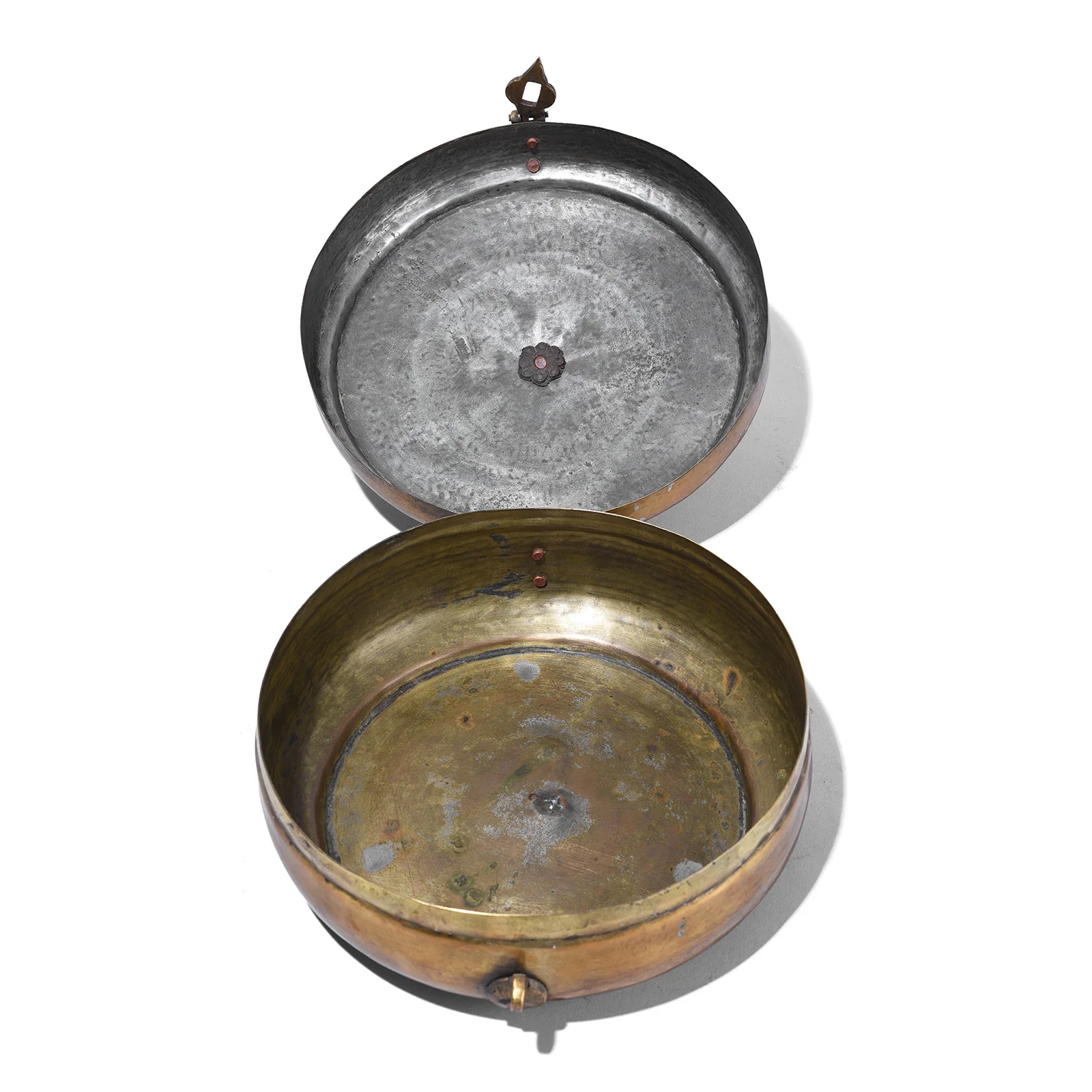 Brass Indian Chapati Box - Ca 1900 - Image 4