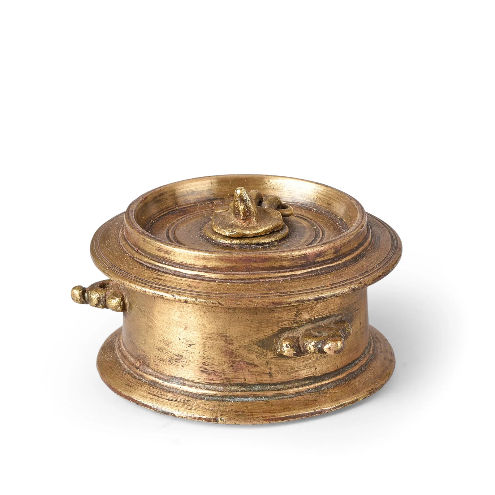 Indian Brass Ink Pot - 19th Century