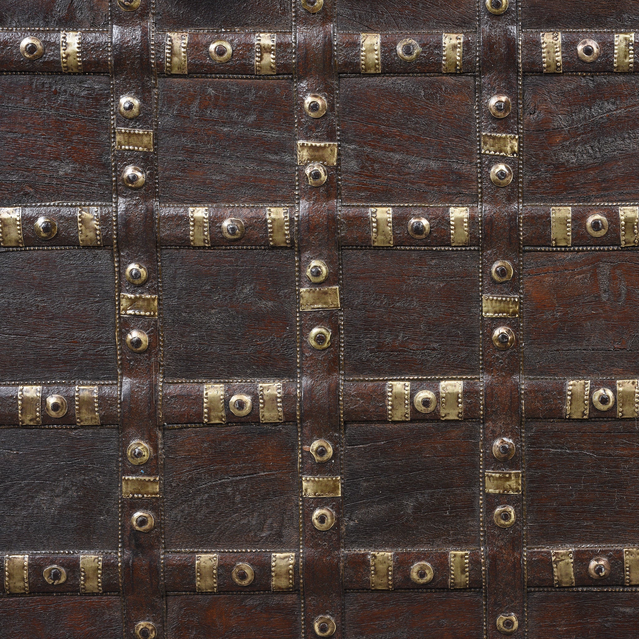 Brass Bound Indian "Pithara" Chest From Gujarat - 19thC - Image 11