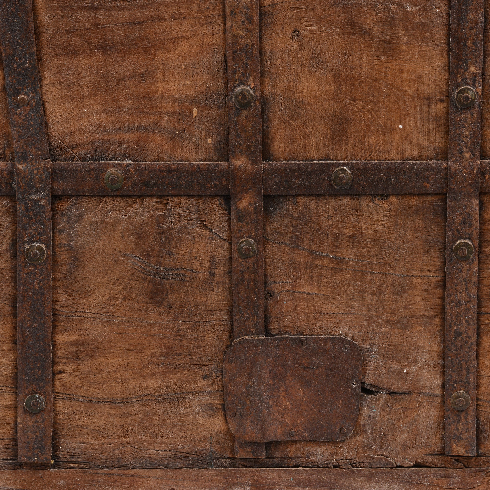 Brass Bound Indian "Pithara" Chest From Gujarat - 19thC - Image 13