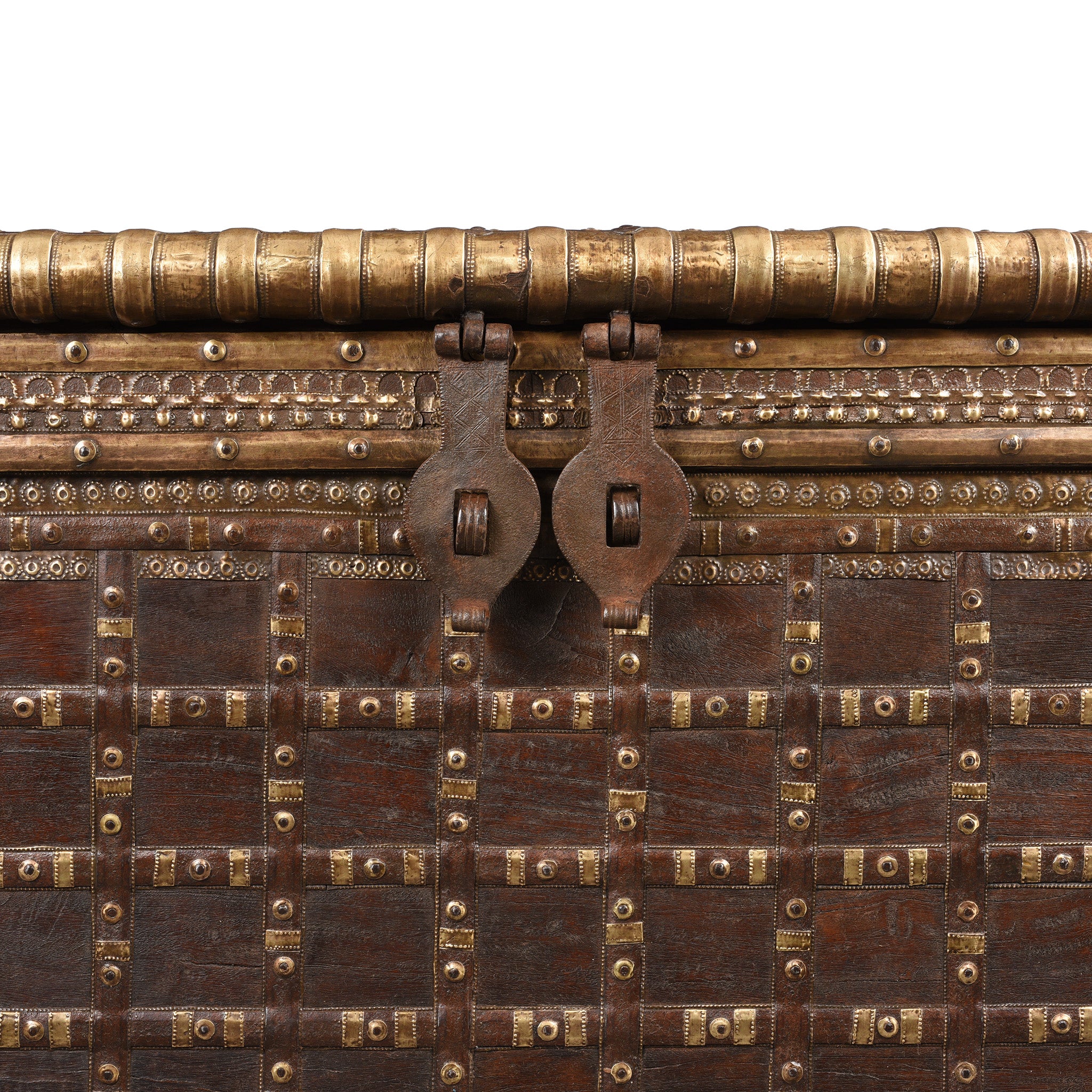 Brass Bound Indian "Pithara" Chest From Gujarat - 19thC - Image 4