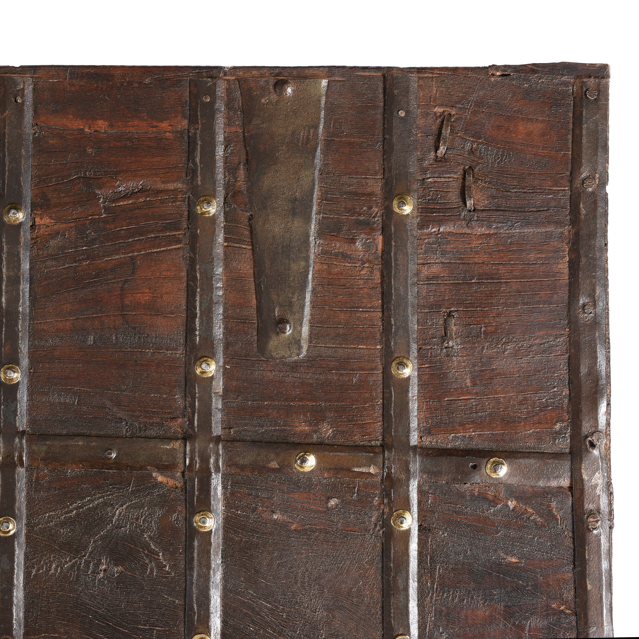 Brass Bound Indian "Pithara" Chest From Gujarat - 19thC - Image 7