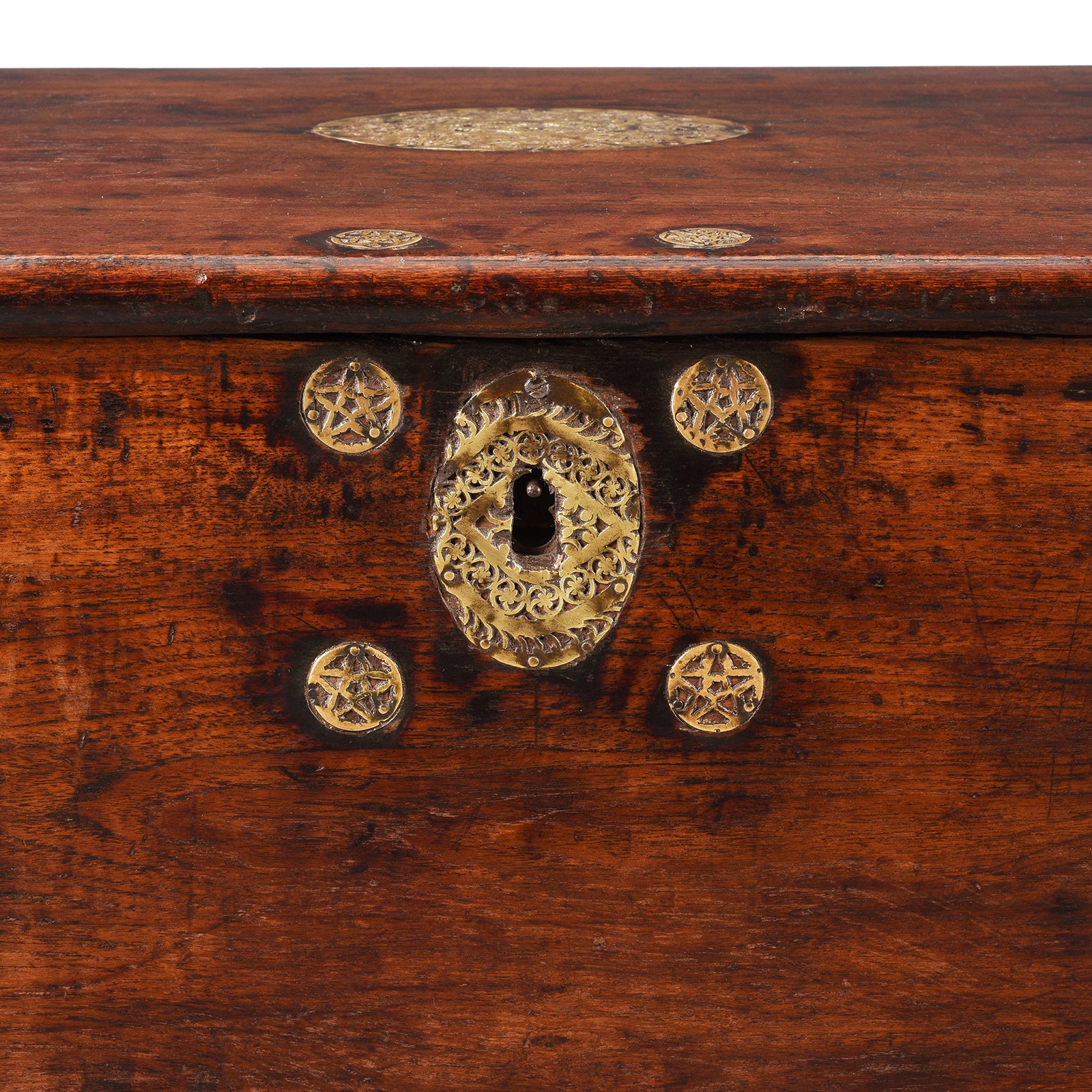 Brass Bound Chest From Rann Of Kutch - 18th Century - Image 11