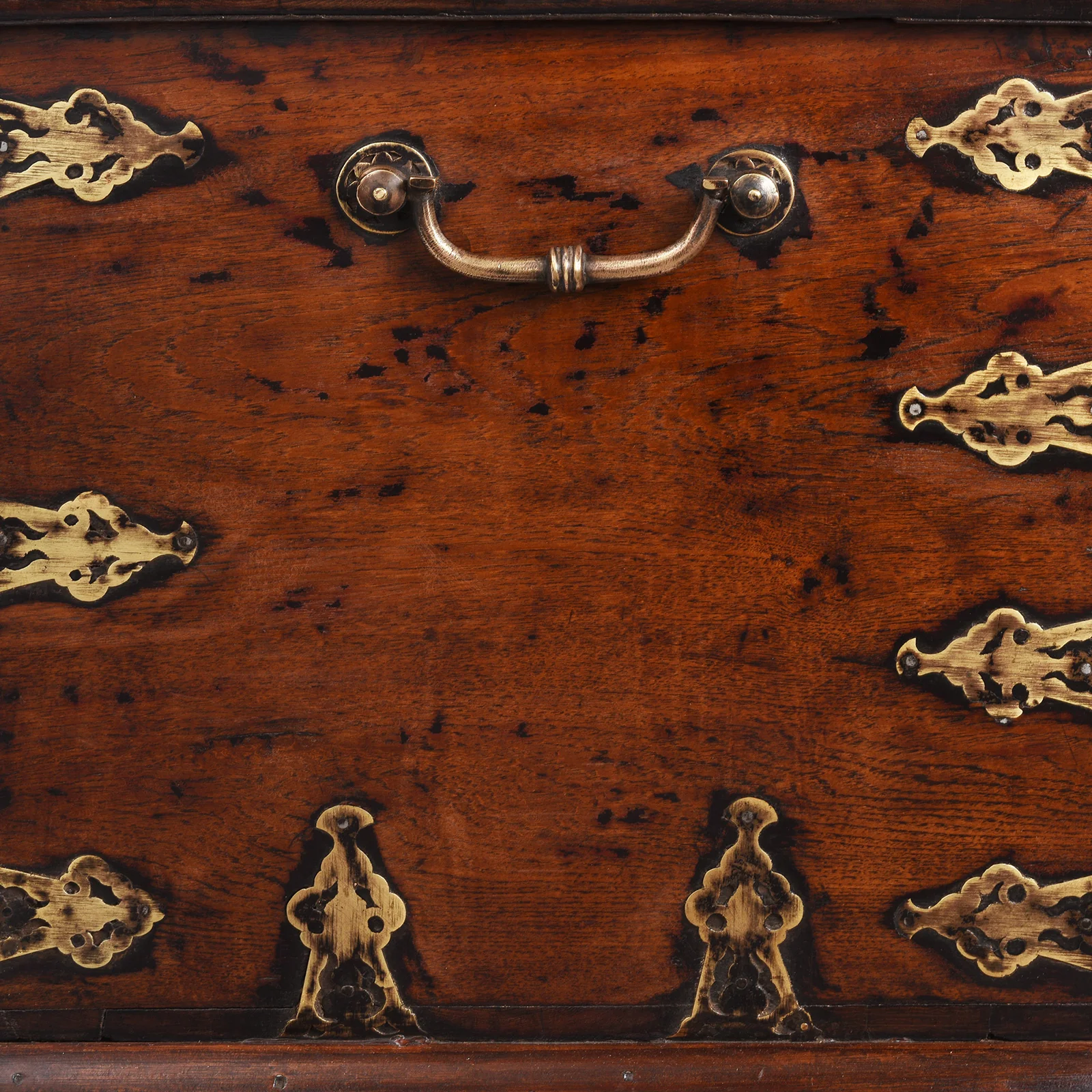 Brass Bound Chest From Rann Of Kutch - 18th Century - Image 12