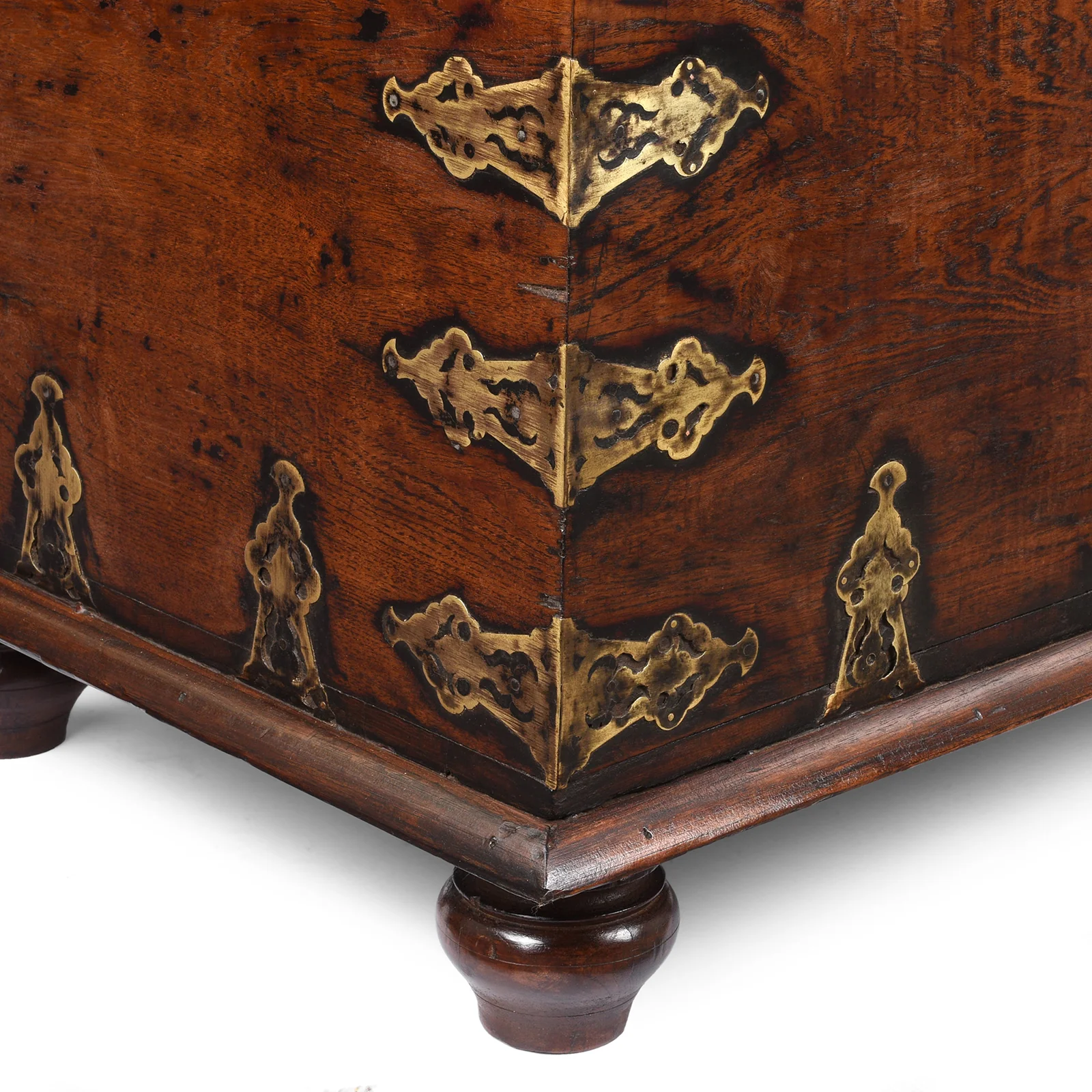 Brass Bound Chest From Rann Of Kutch - 18th Century - Image 13