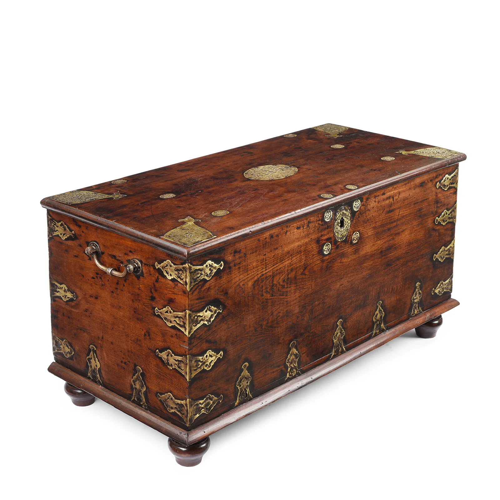 Brass Bound Chest From Rann Of Kutch - 18th Century - Image 3