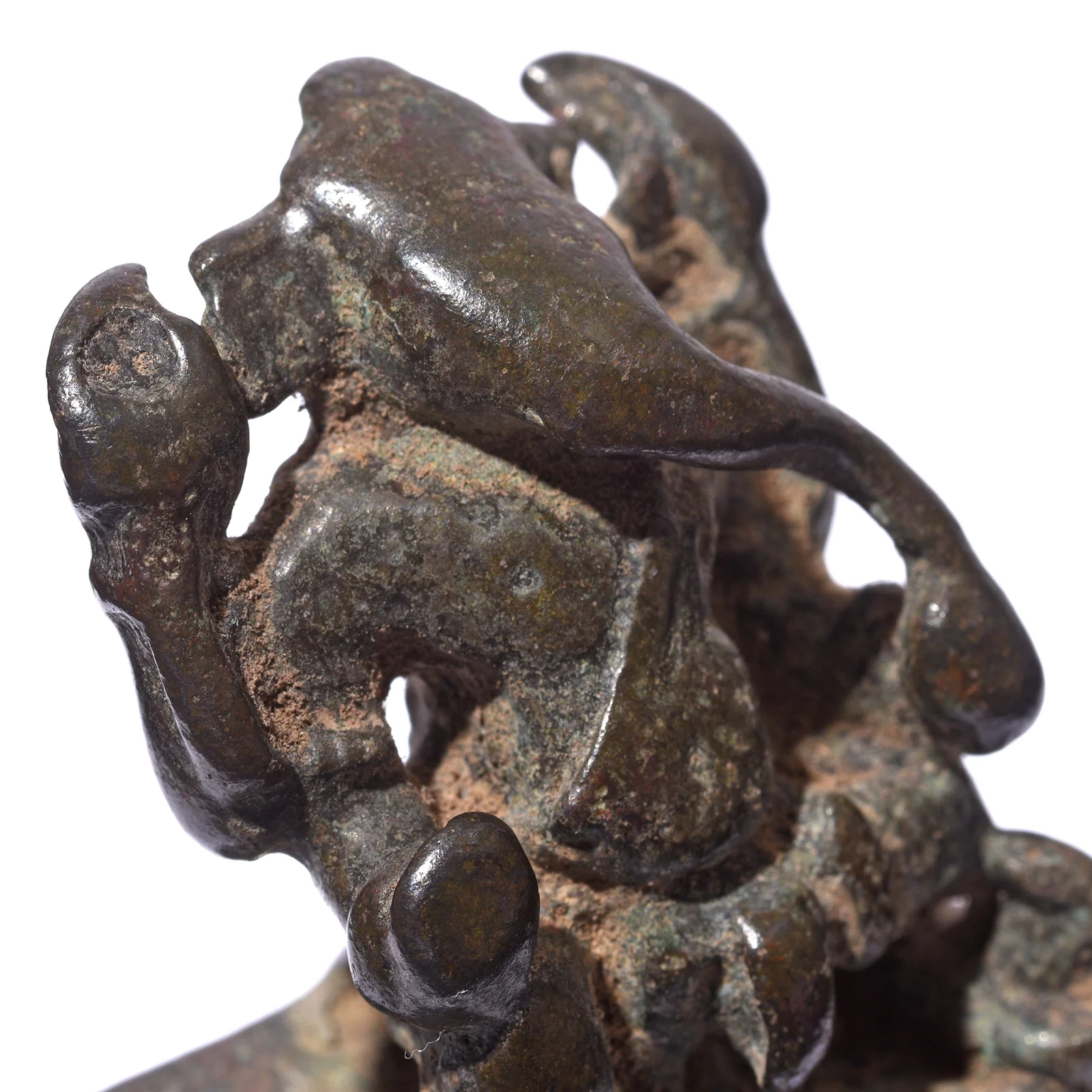 Brass Miniature Votive Ganesha Statue From Andhra Pradesh - 18th Century - Image 3