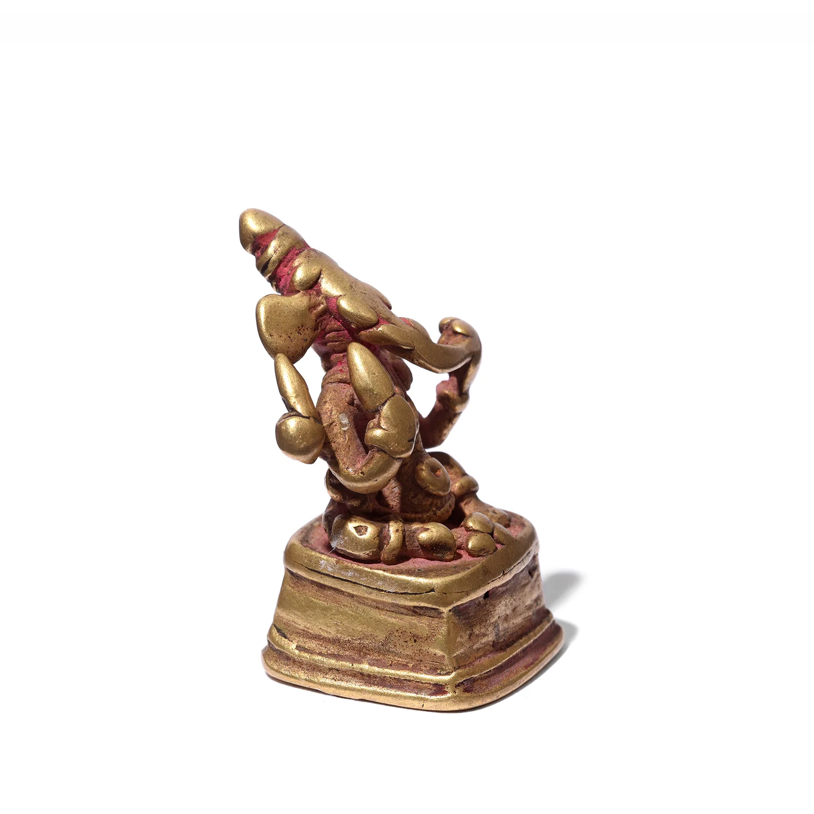 Brass Ganesha Votive Miniature - 18th Century - Image 2
