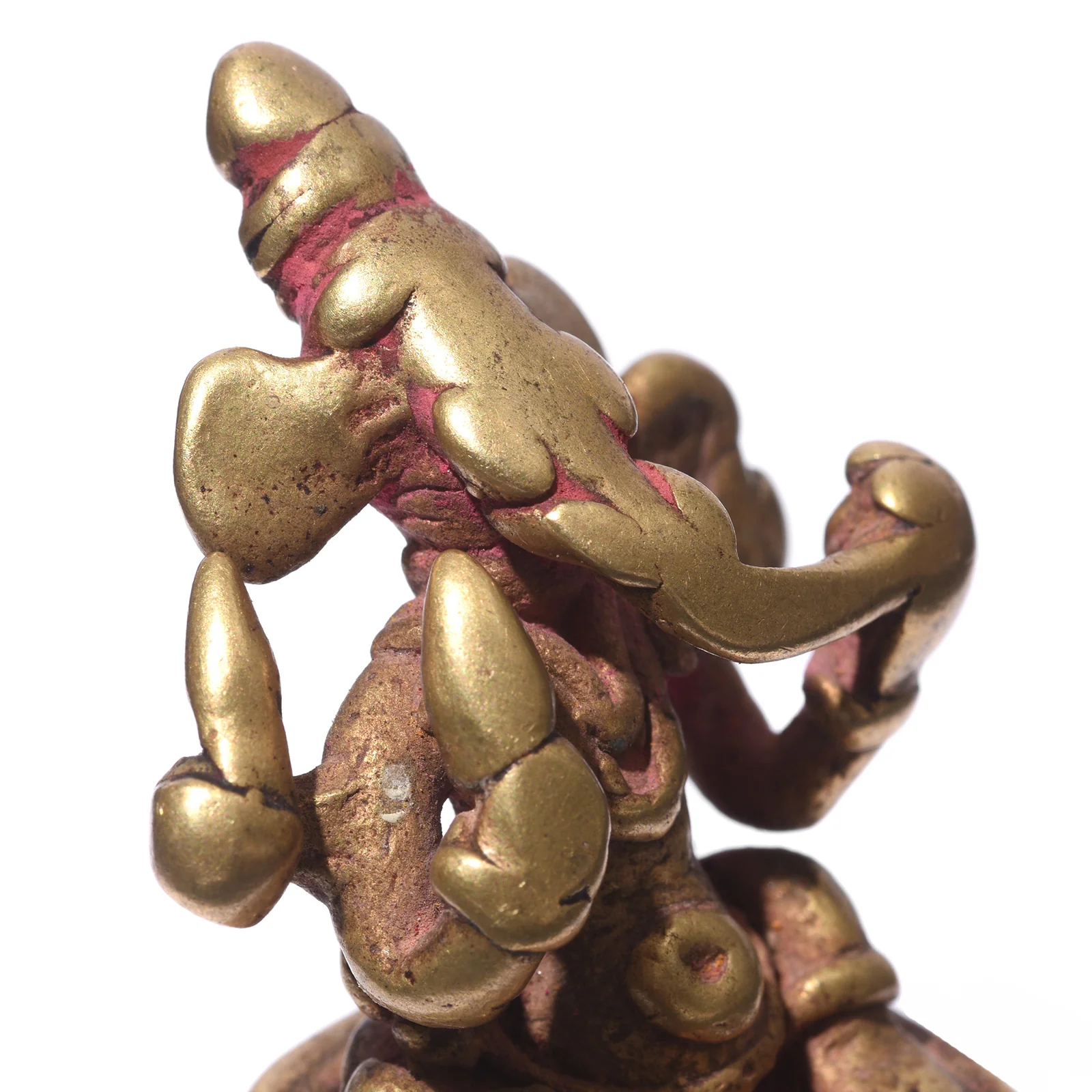 Brass Ganesha Votive Miniature - 18th Century - Image 3