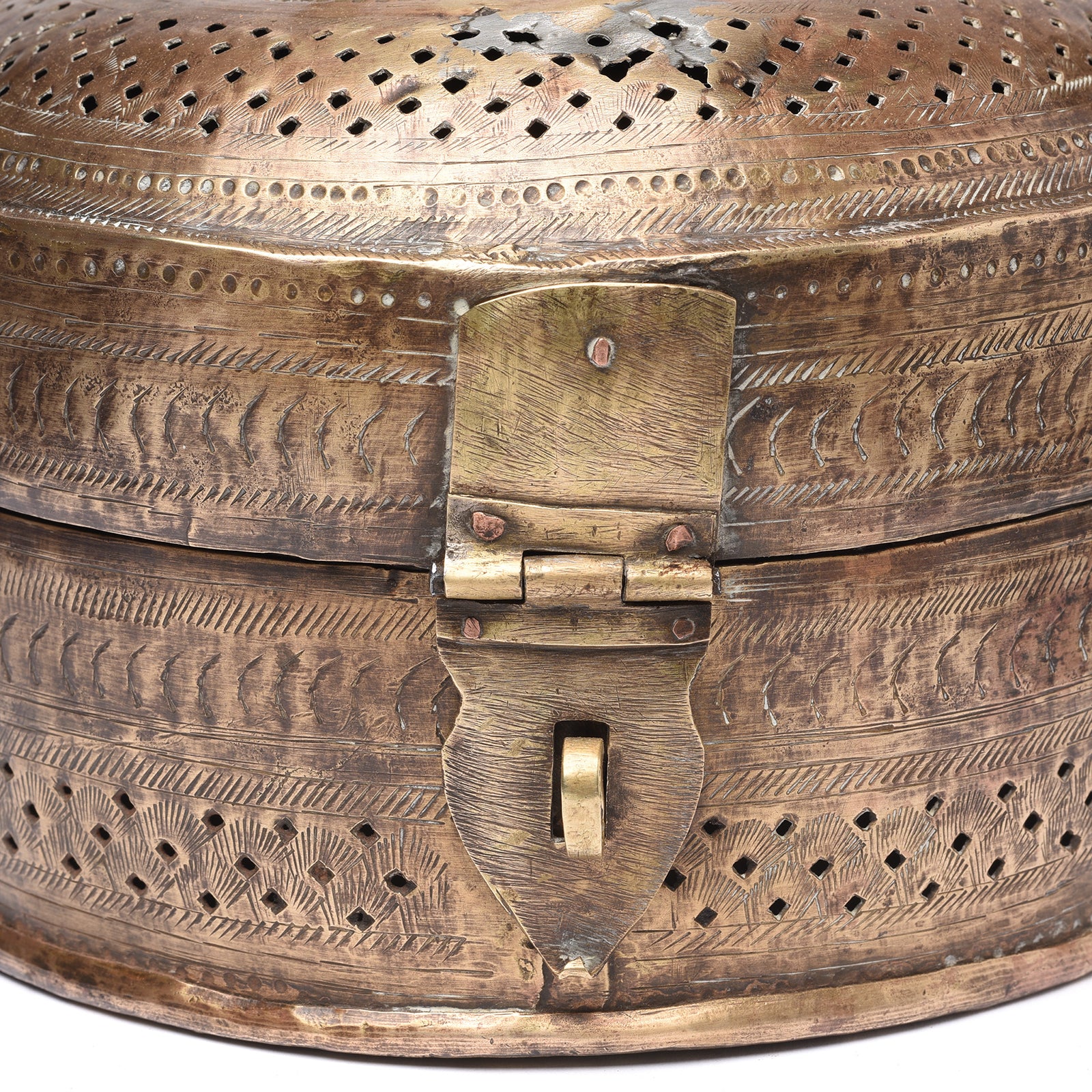 Indian Brass Paan Box From Rajasthan - Early 20thC - Image 2