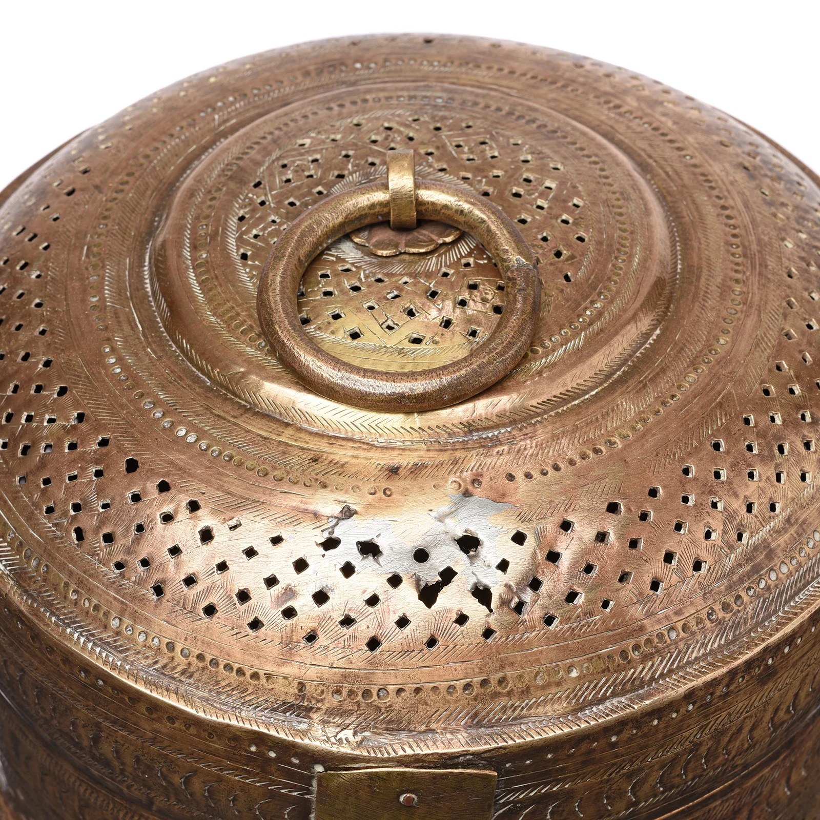 Indian Brass Paan Box From Rajasthan - Early 20thC - Image 4