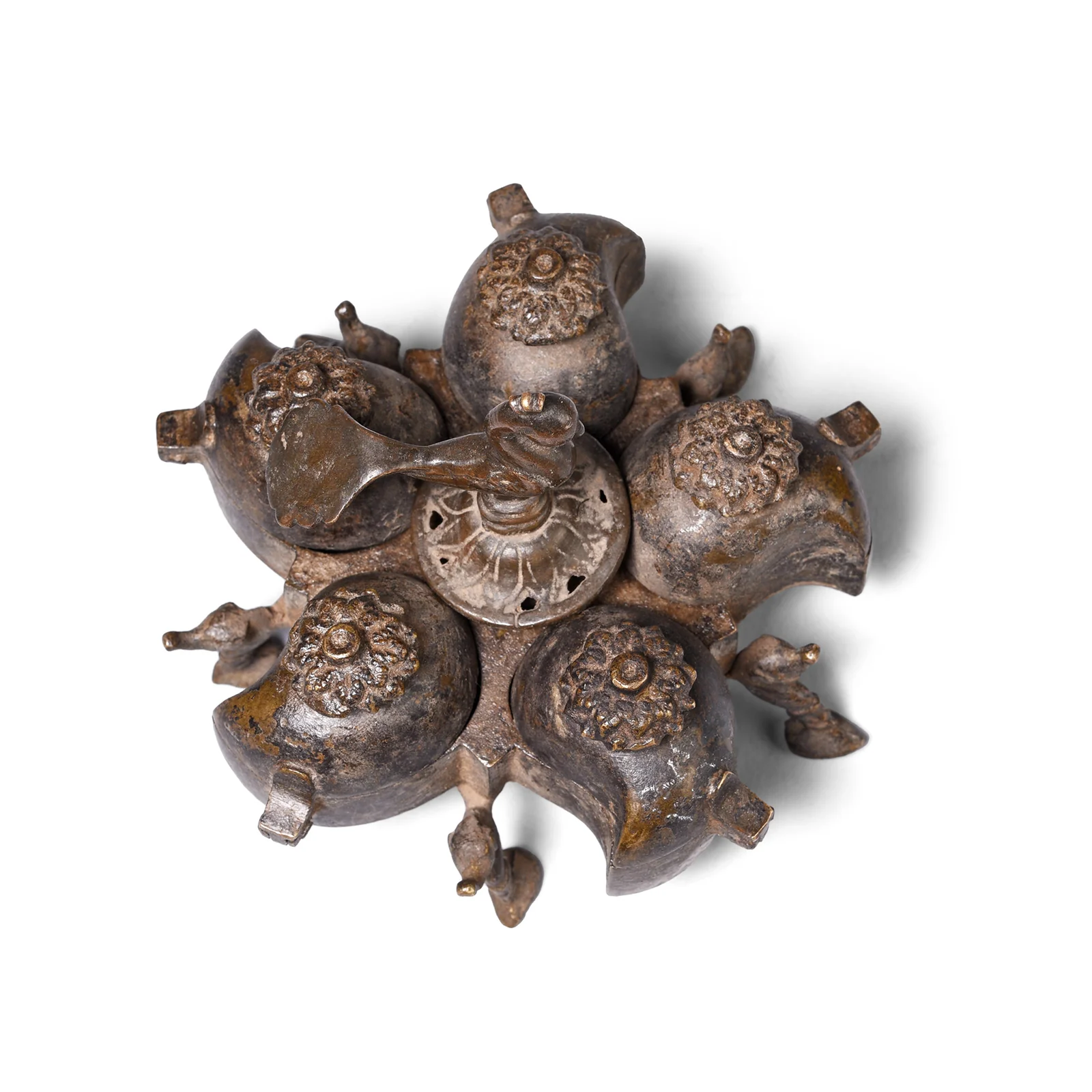 Brass Peacock Cosmetic Box From Rajasthan - 19th Century - Image 3