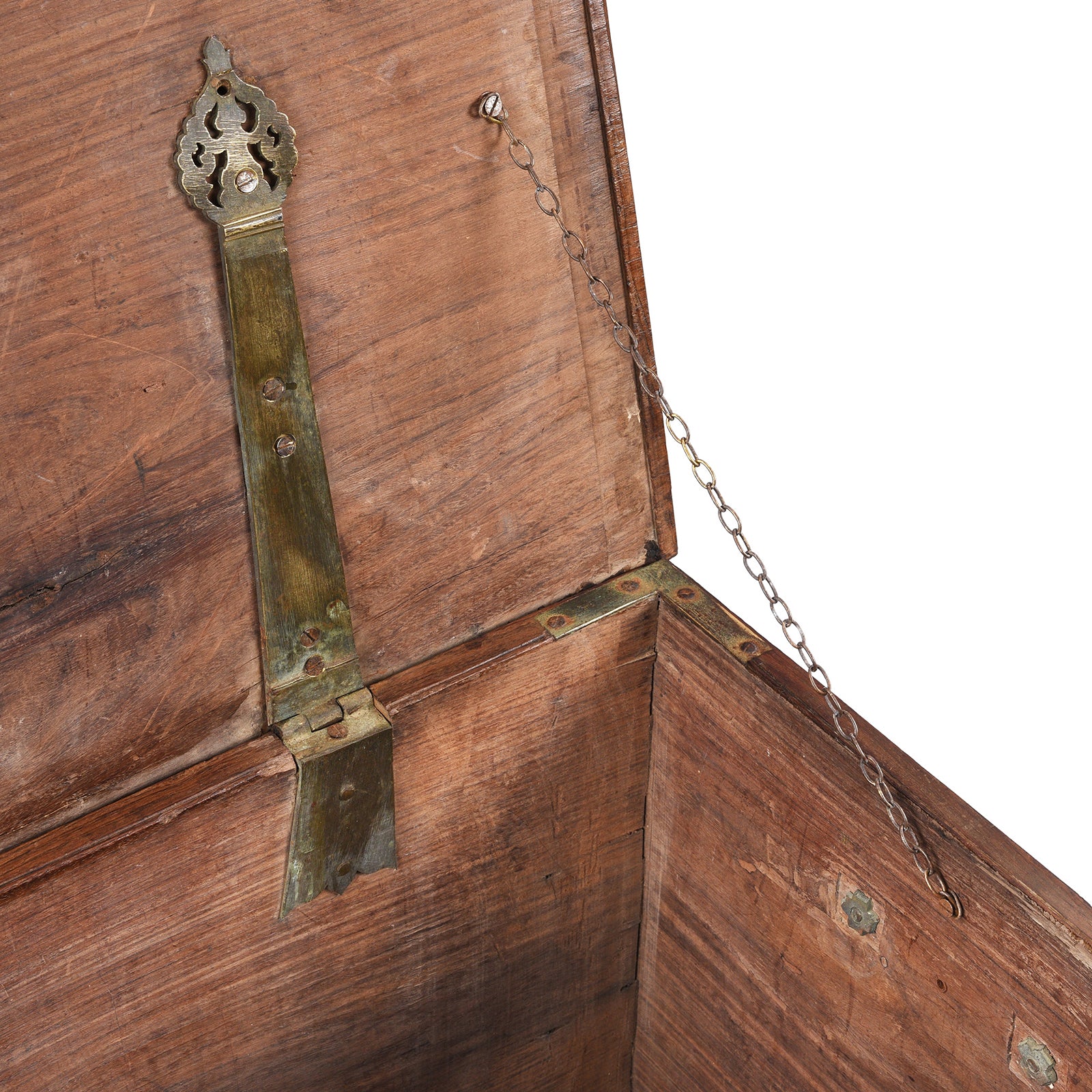 Brass & Rosewood 'Malabar' Chest From Kutch - 19th Century - Image 6