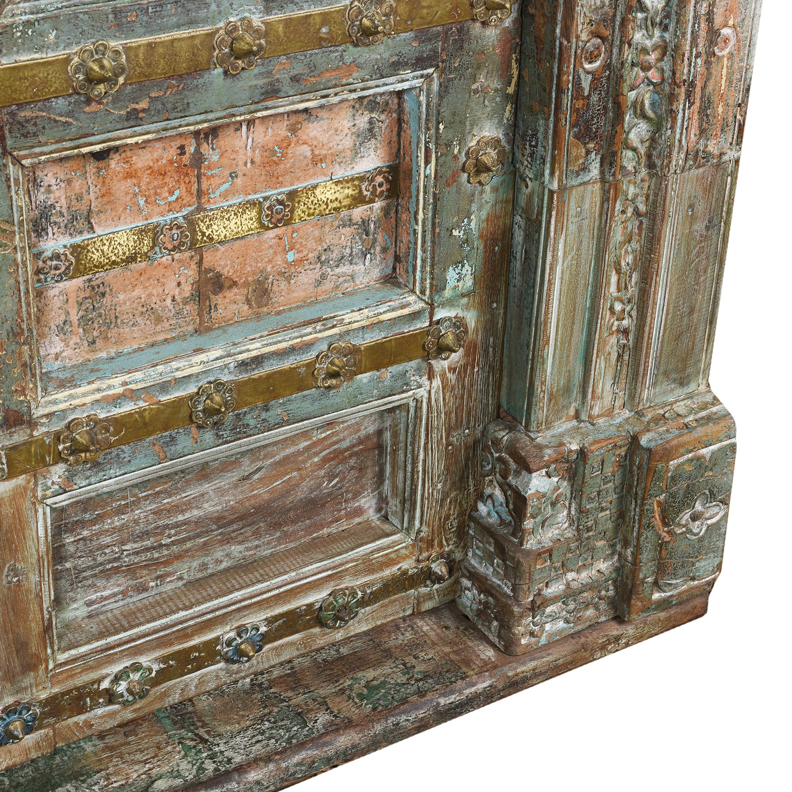 Brass Studded Door & Frame From Kutch - 19th Century - Image 7