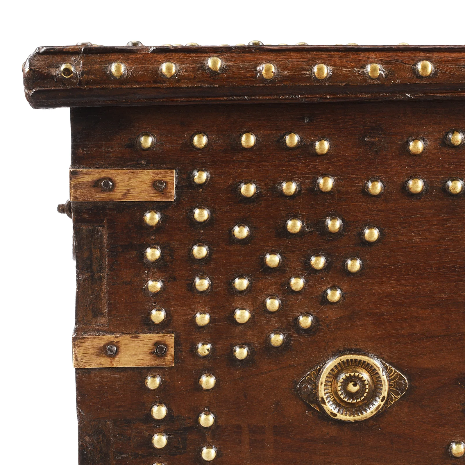 Studded Shisham Zanzibar Chest - 19th Century - Image 2