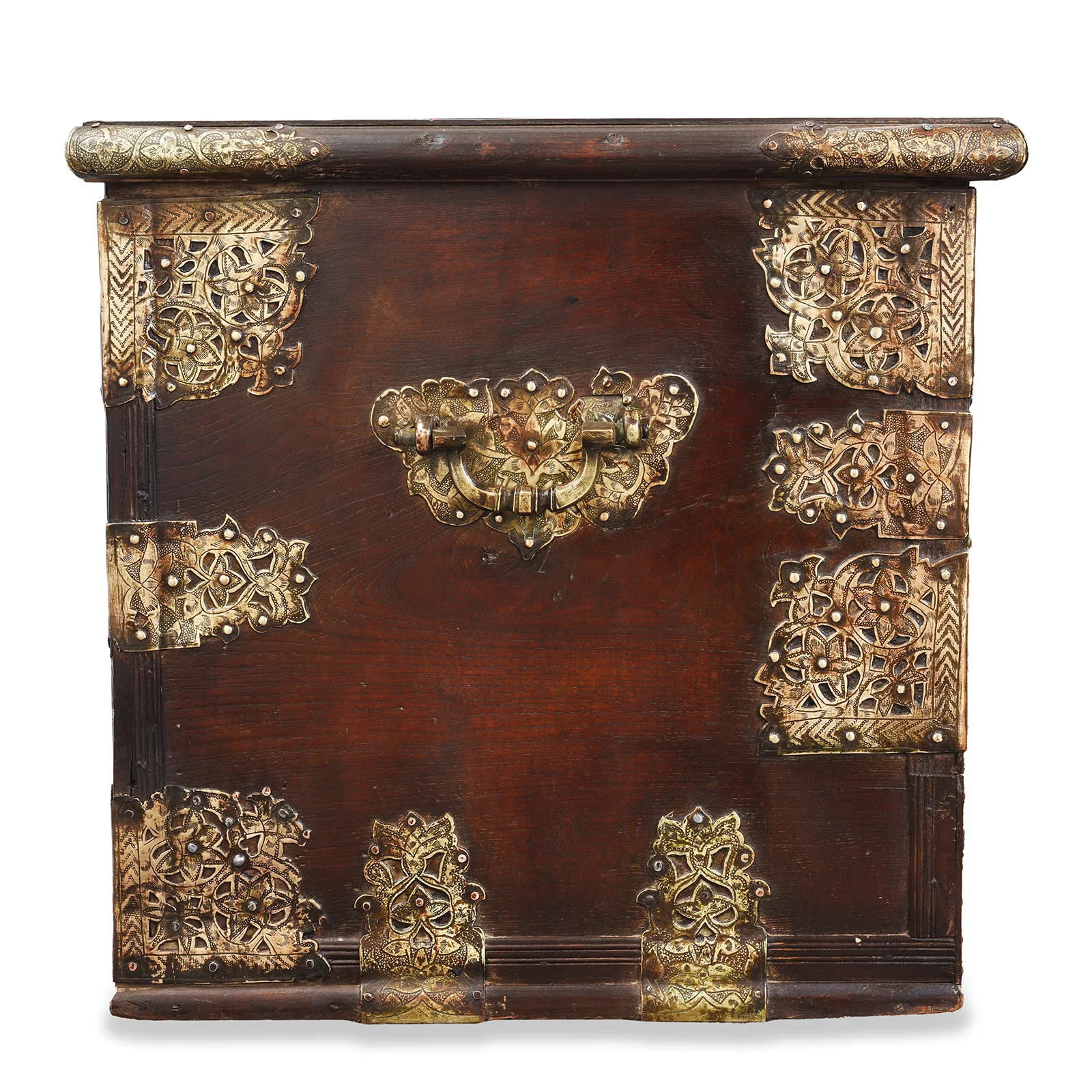 Brass Studded Zanzibar Chest From Surat  - Early 19th Century - Image 11