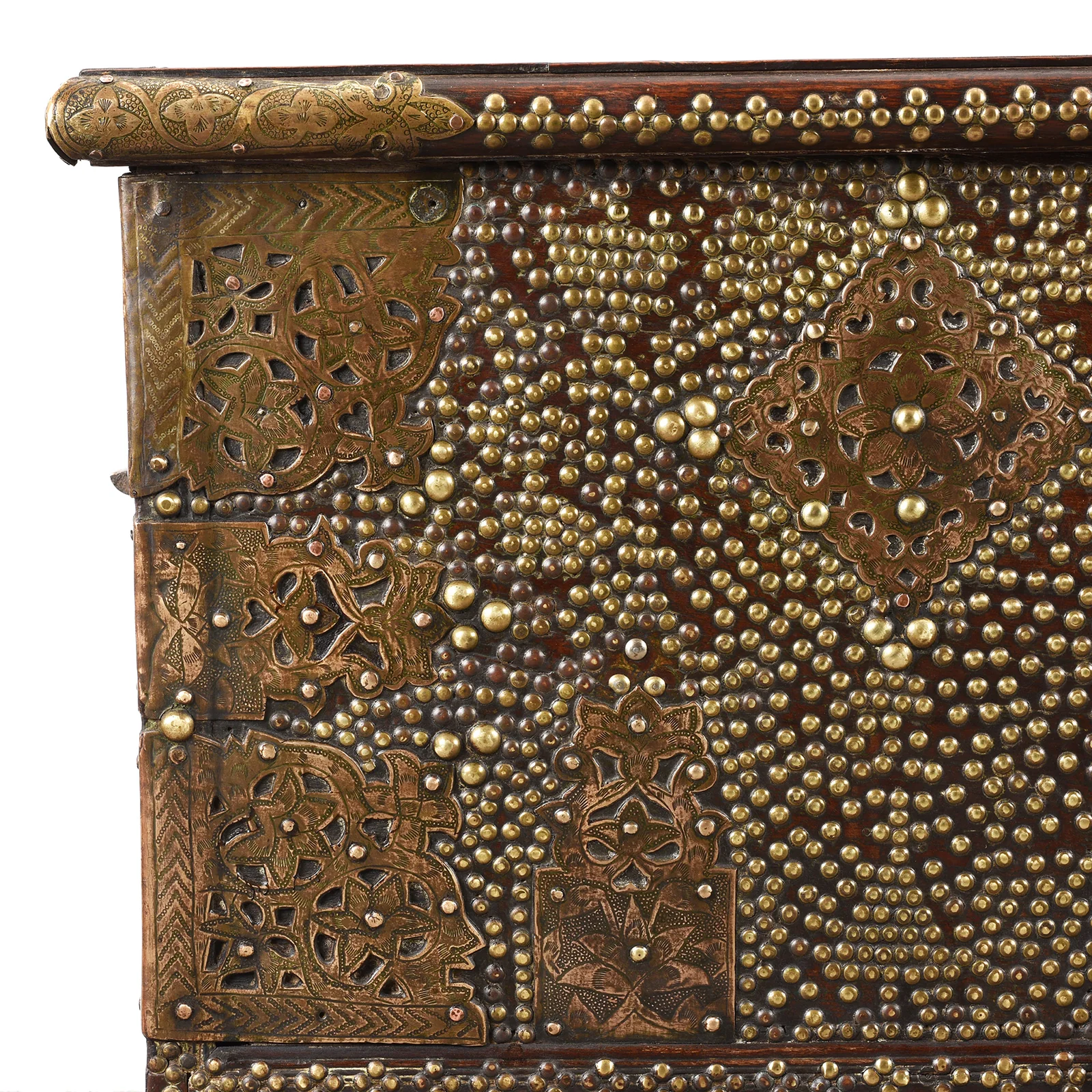 Brass Studded Zanzibar Chest From Surat  - Early 19th Century - Image 13