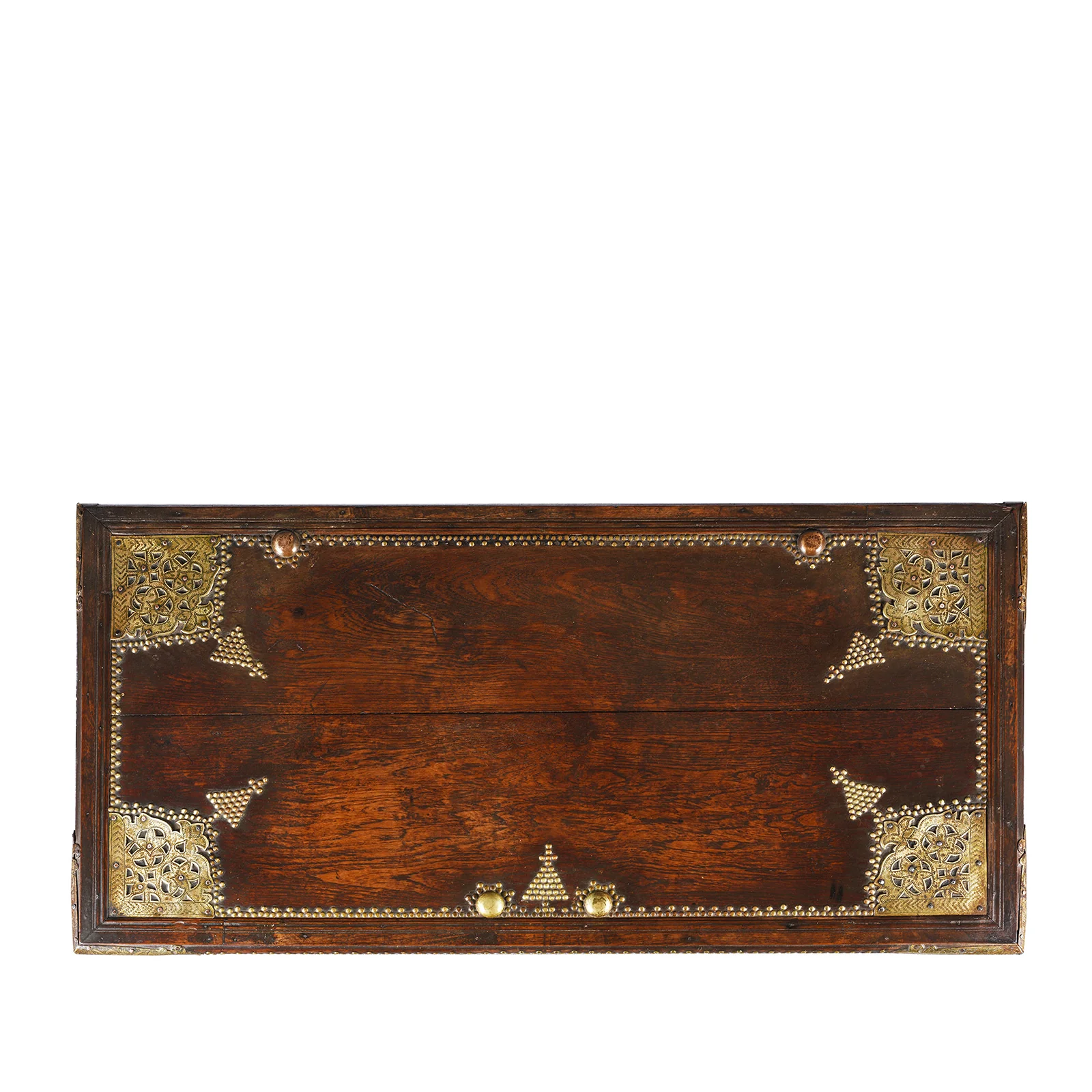 Brass Studded Zanzibar Chest From Surat  - Early 19th Century - Image 4