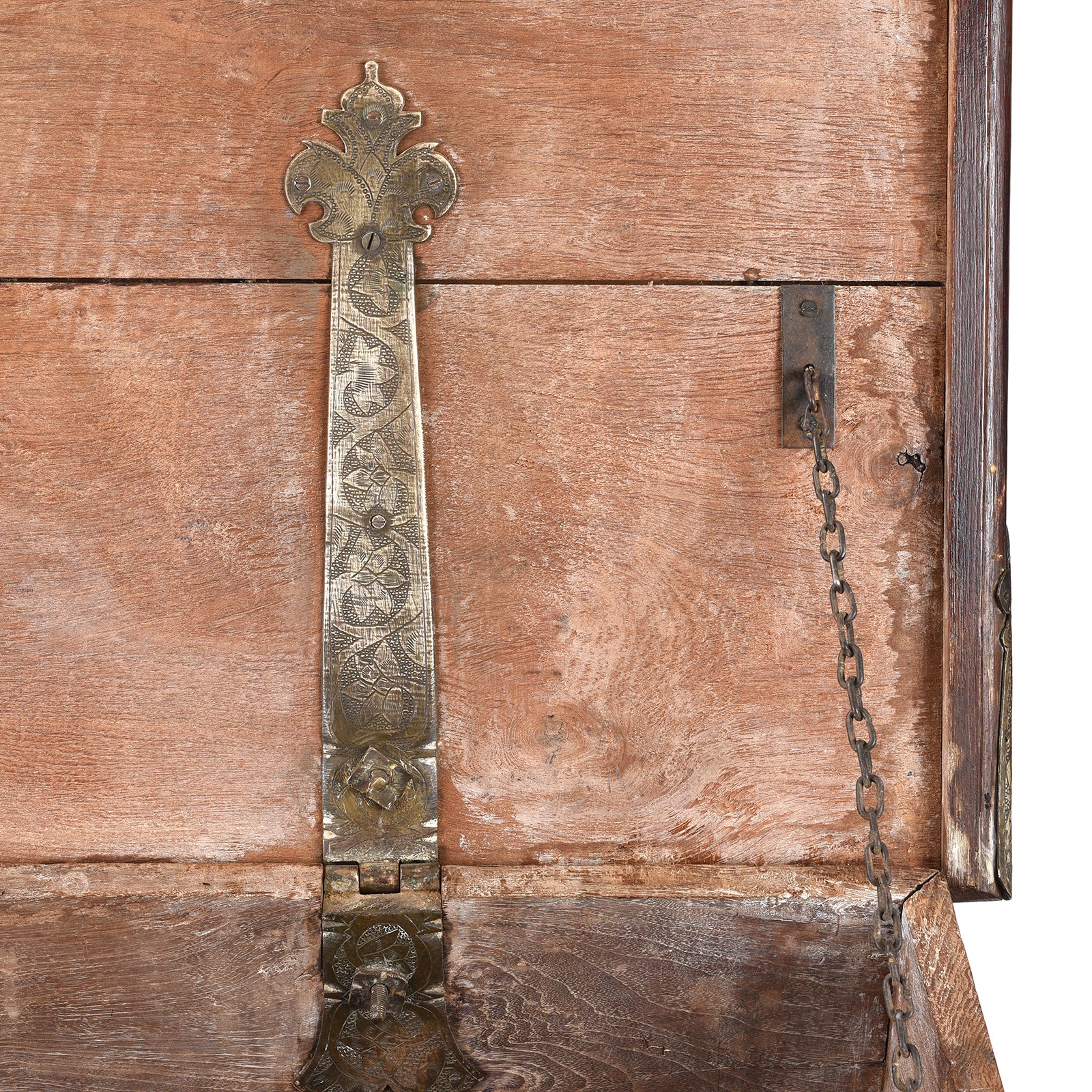 Brass Studded Zanzibar Chest From Surat  - Early 19th Century - Image 8