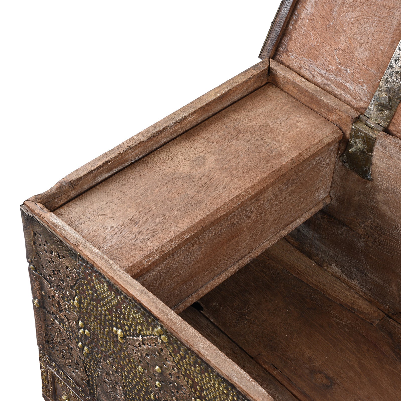 Brass Studded Zanzibar Chest From Surat  - Early 19th Century - Image 9