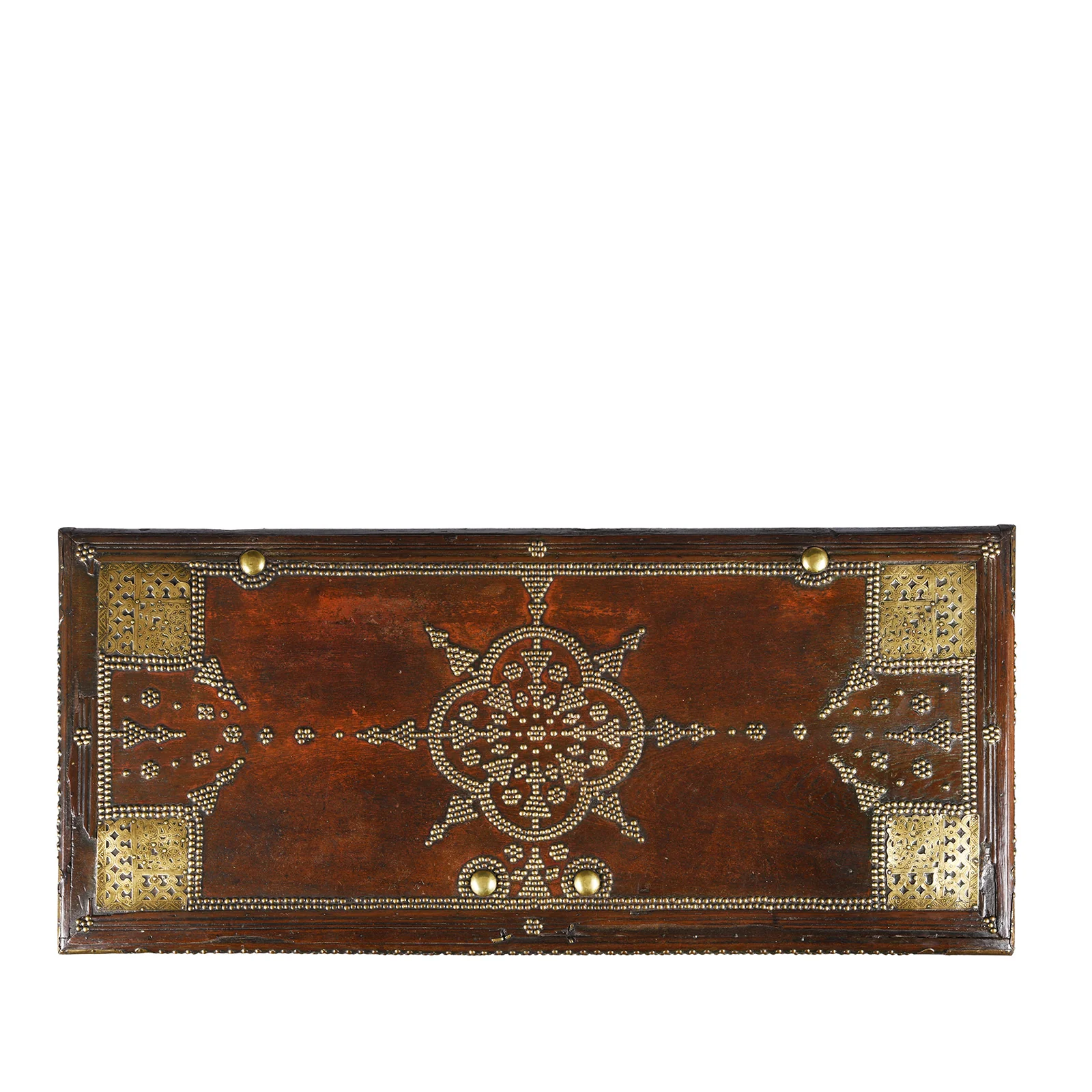 Brass Studded Teak Zanzibar Chest From Surat - 19th Century - Image 7