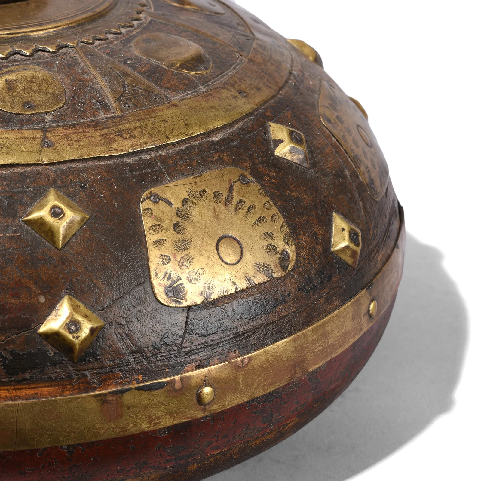 Brass & Teak Tobacco Box From Rajasthan - Ca 1910 - Image 4