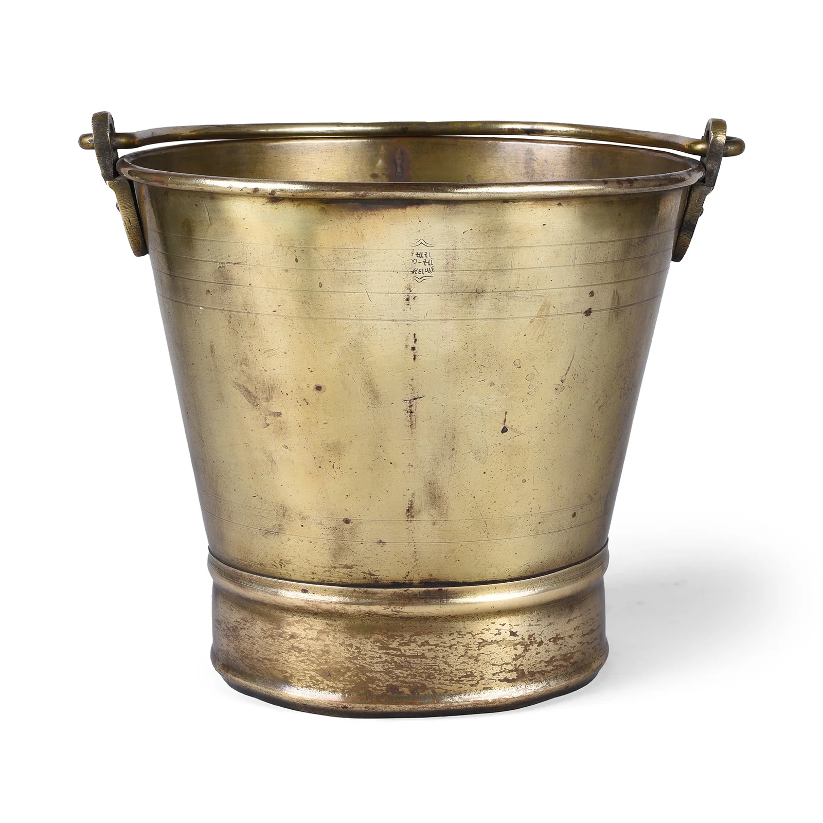 Brass Temple Bucket From Rajasthan - 1930's