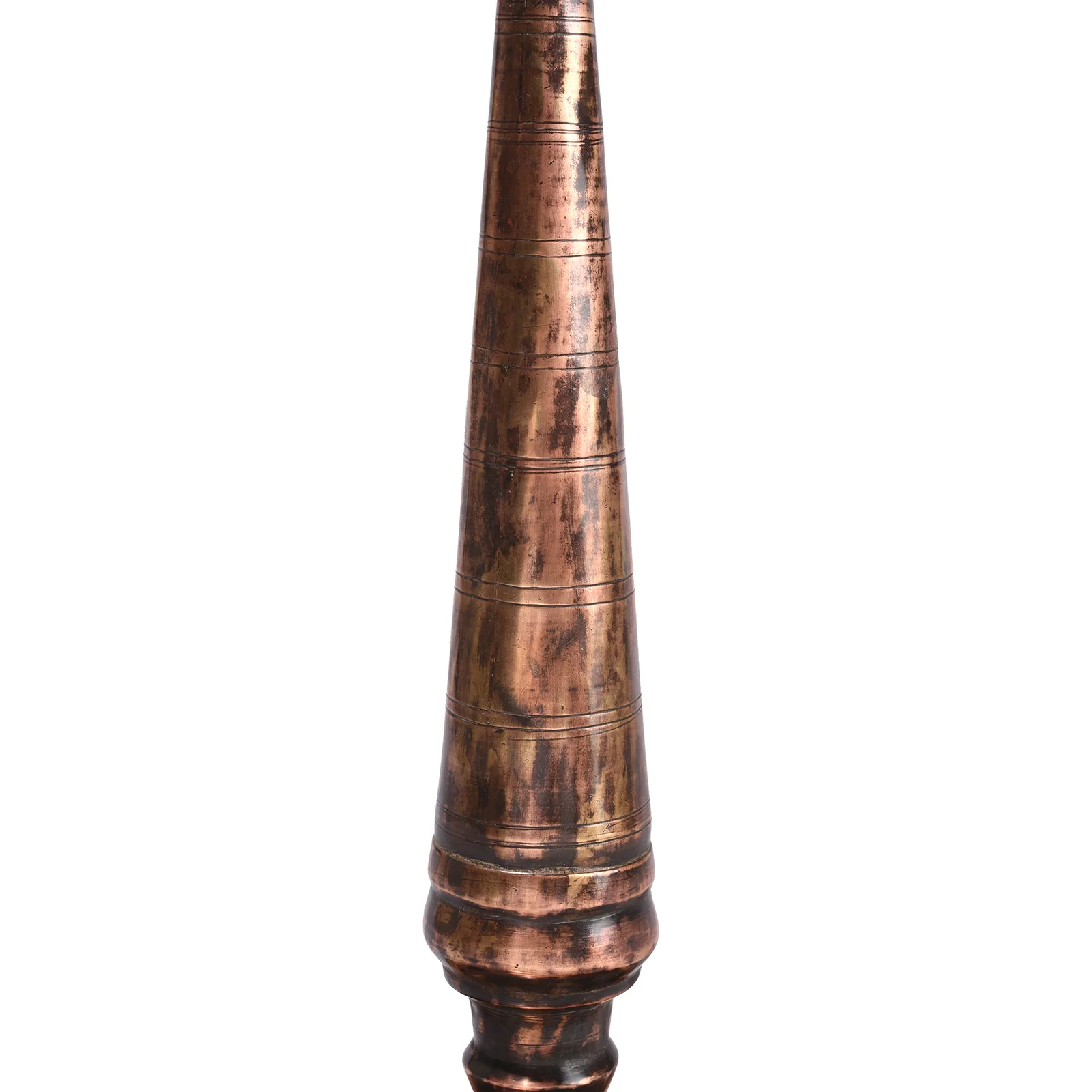 Brass Candlestick From Rajasthan - 19th Century - Image 4