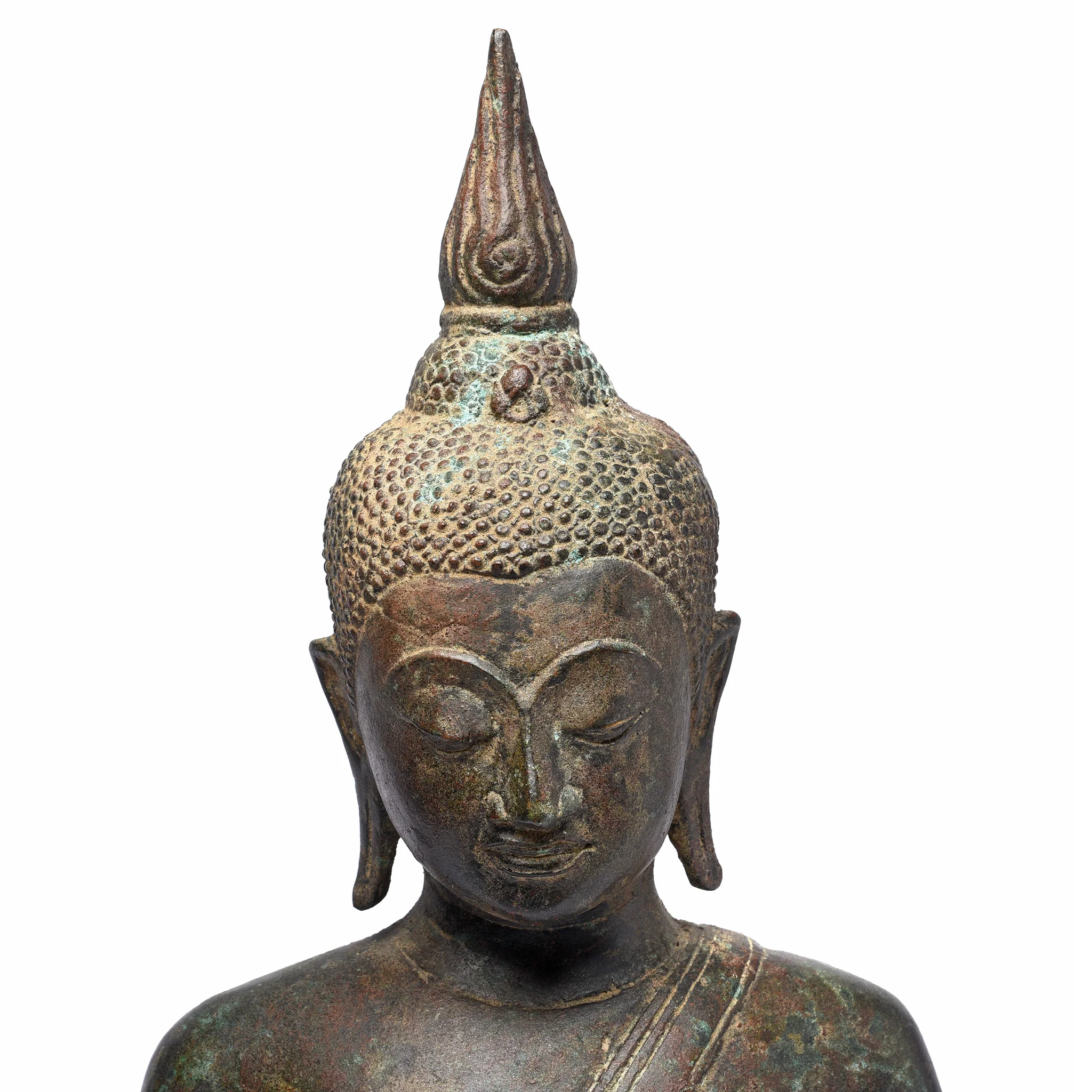Bronze Buddha From Thailand - Ca 1920 - Image 7