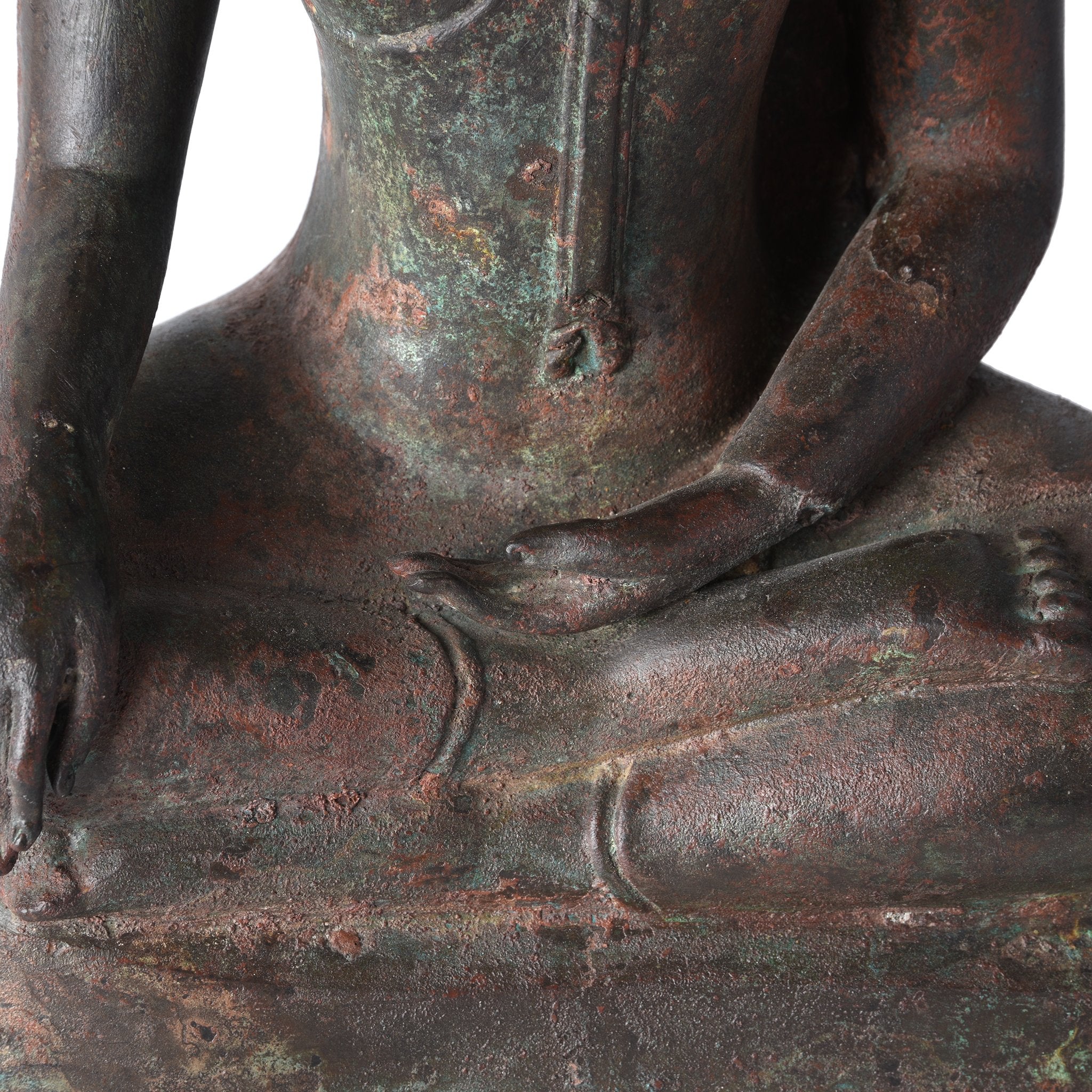 Bronze Buddha From Thailand - 75 - 100 years old - Image 4