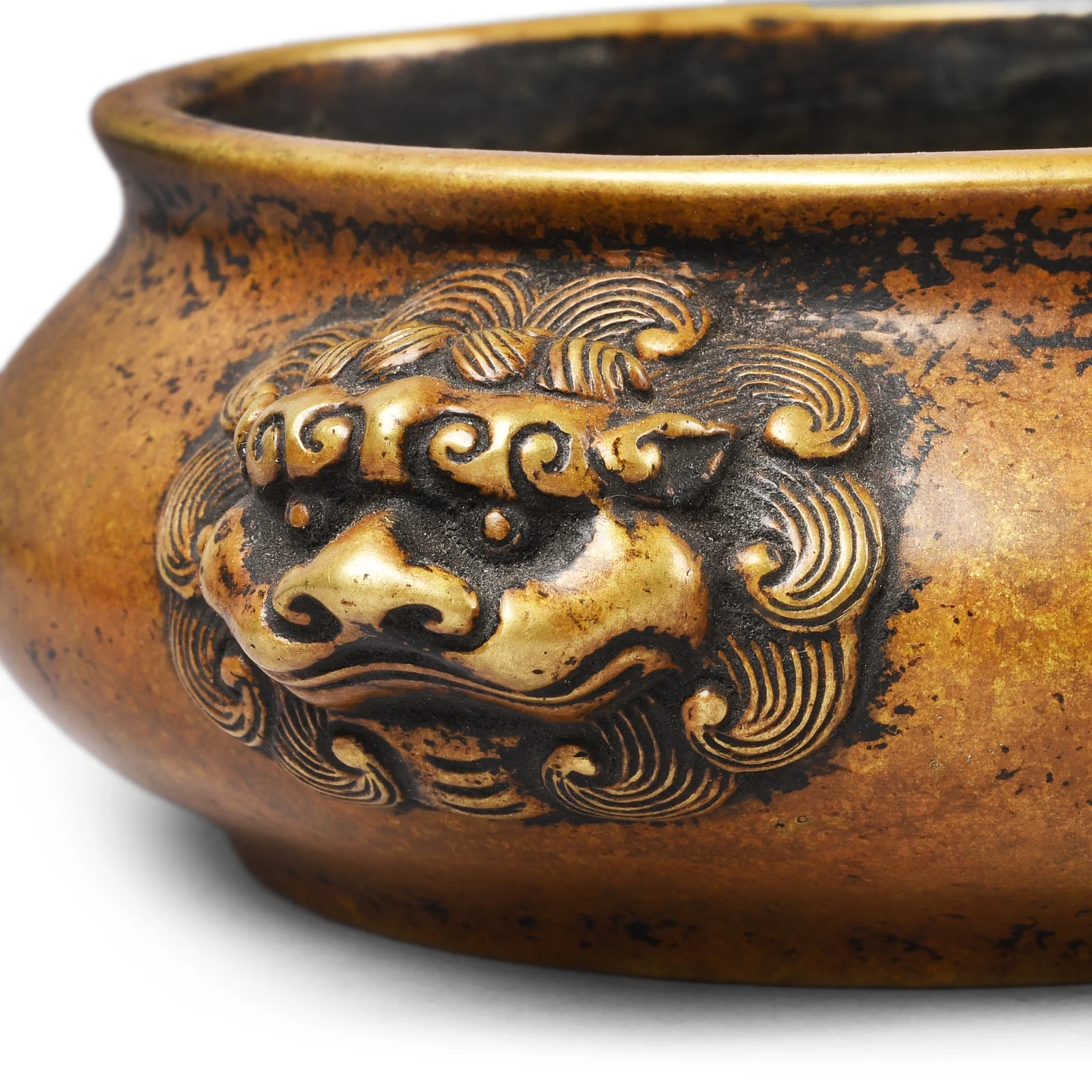 Lion Headed Bronze Incense Censer - Image 3