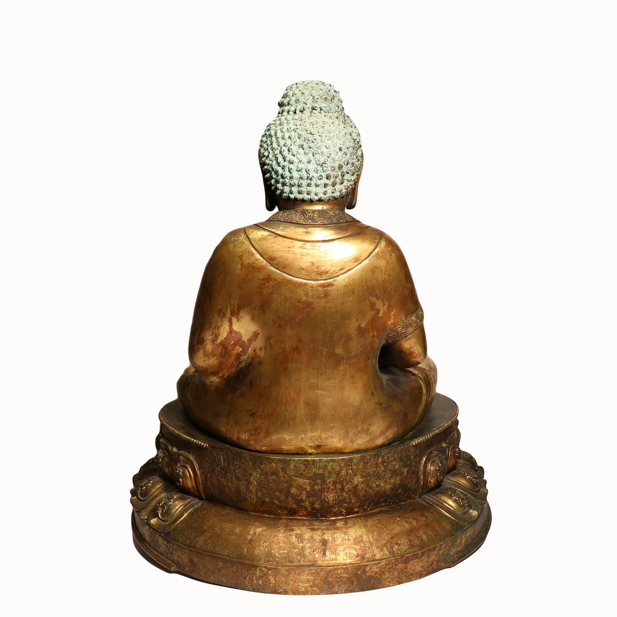 Bronze Shakyamuni Seated Buddha From Tibet - Ca 1910 - Image 6