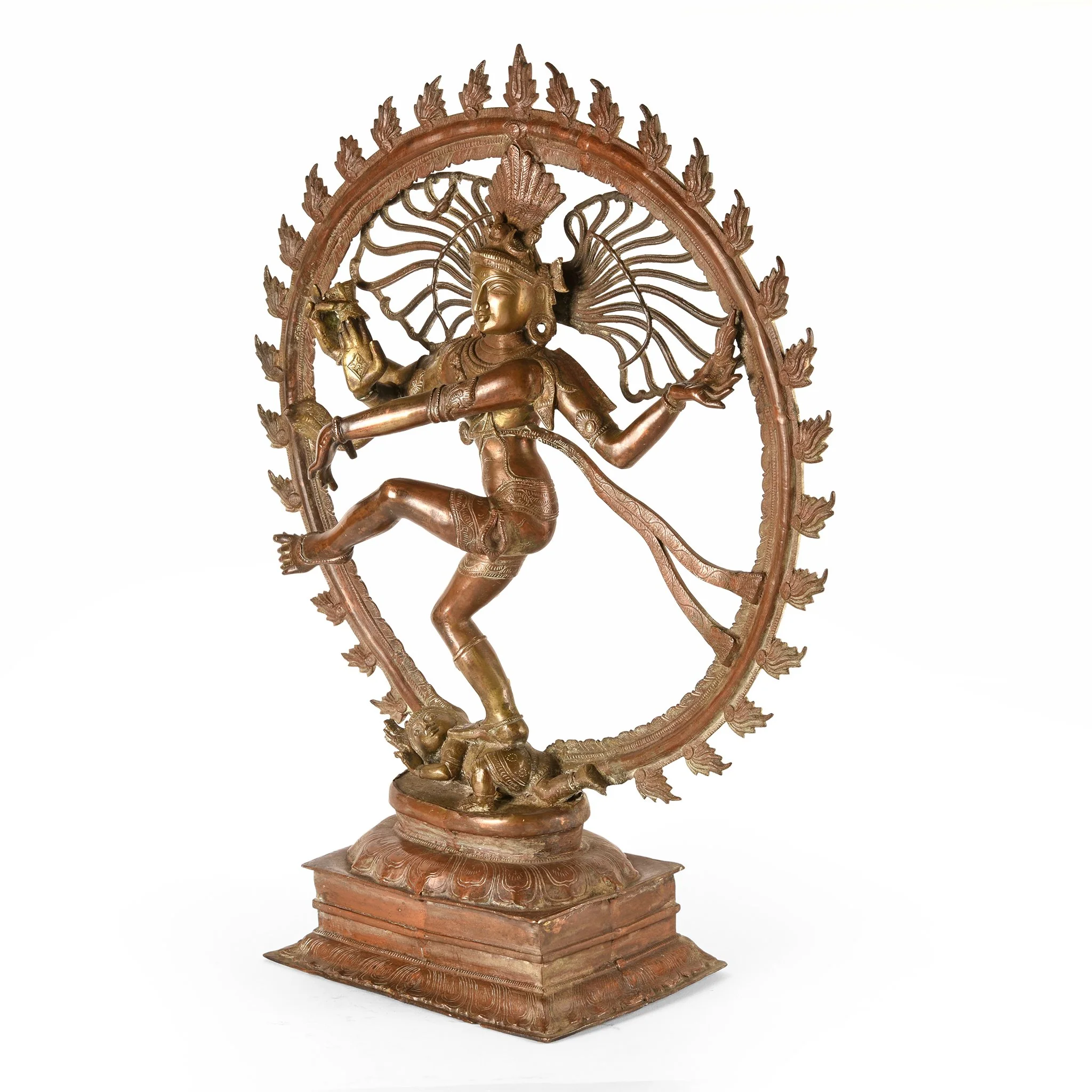 Bronze Shiva Nataraj Statue From South India - Early 20thC - Image 4