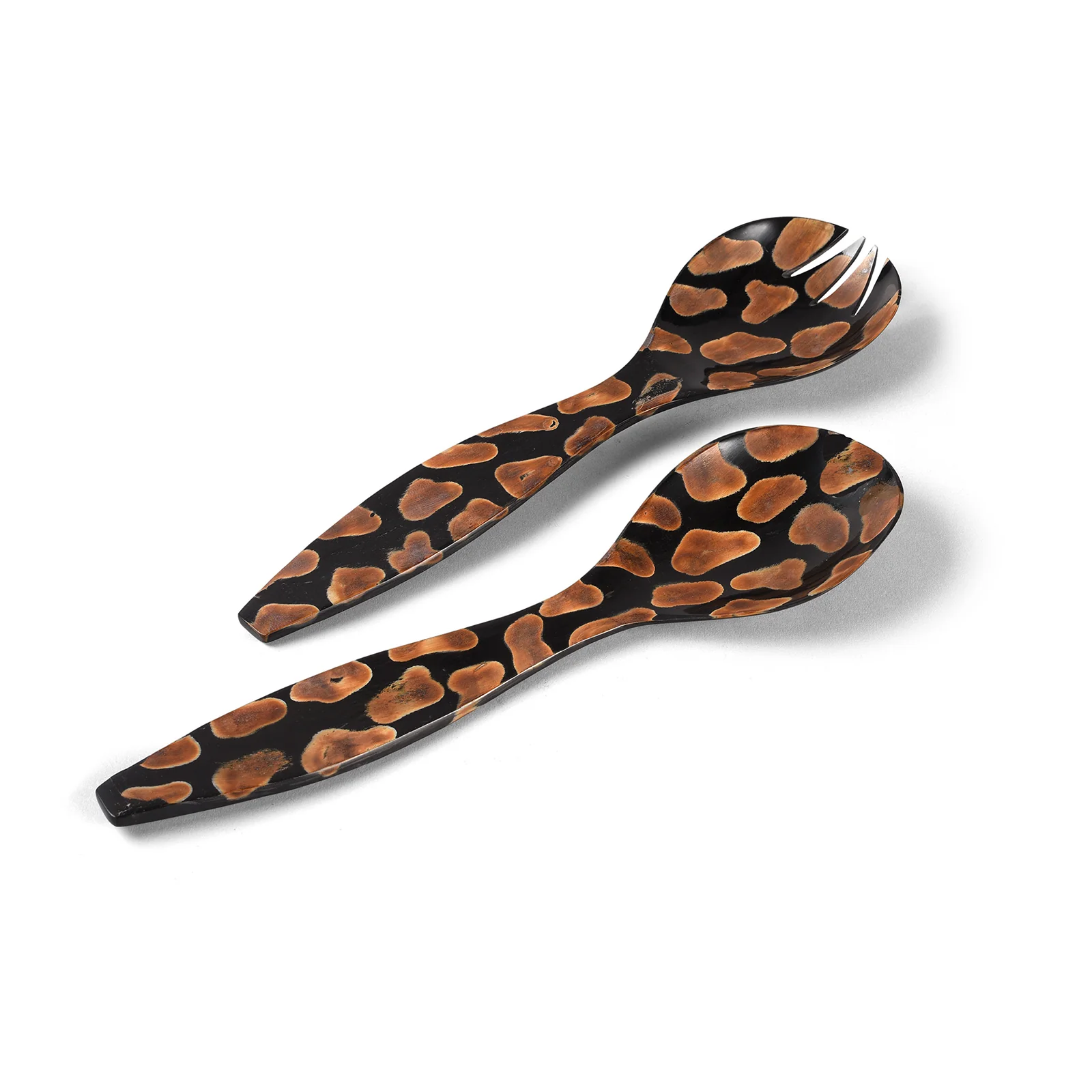 Buffalo Horn Salad Servers - Image 4