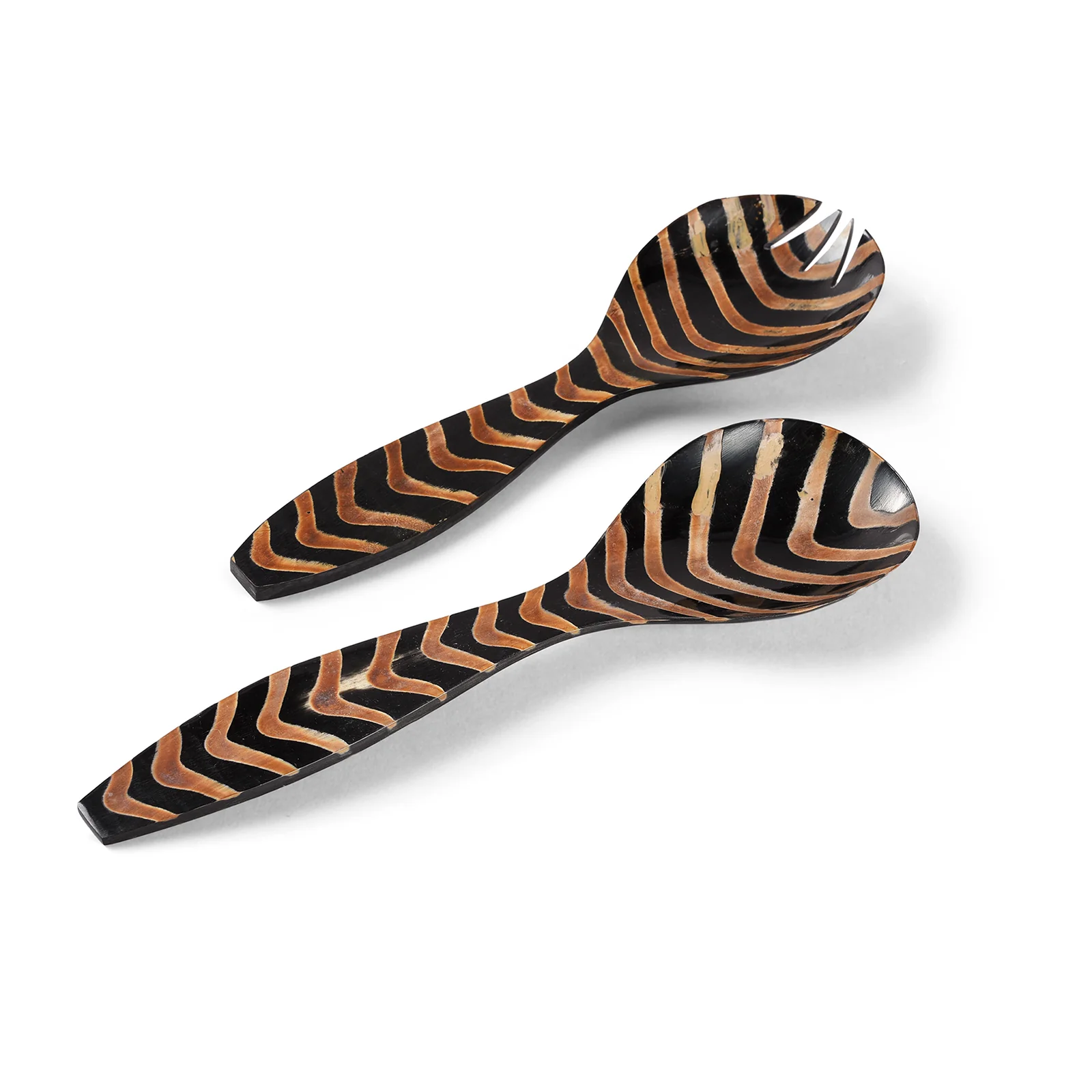 Buffalo Horn Salad Servers - Image 6