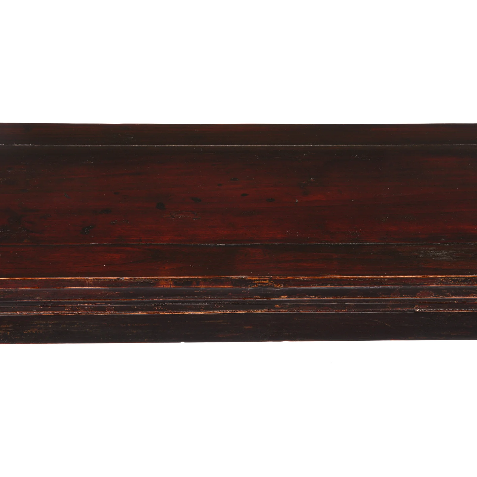 Burgundy Lacquered Chinese Altar Table - Ca 1900 - Image 8