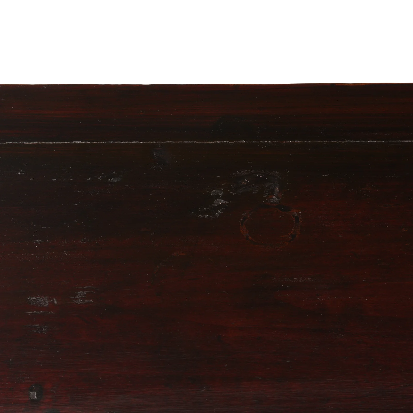 Burgundy Lacquered Chinese Altar Table - Ca 1900 - Image 9
