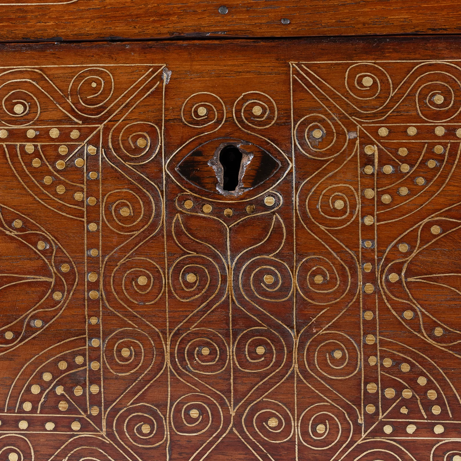 Brass Bound Mandalay Dowry Box From Burma - 1900 - Image 11