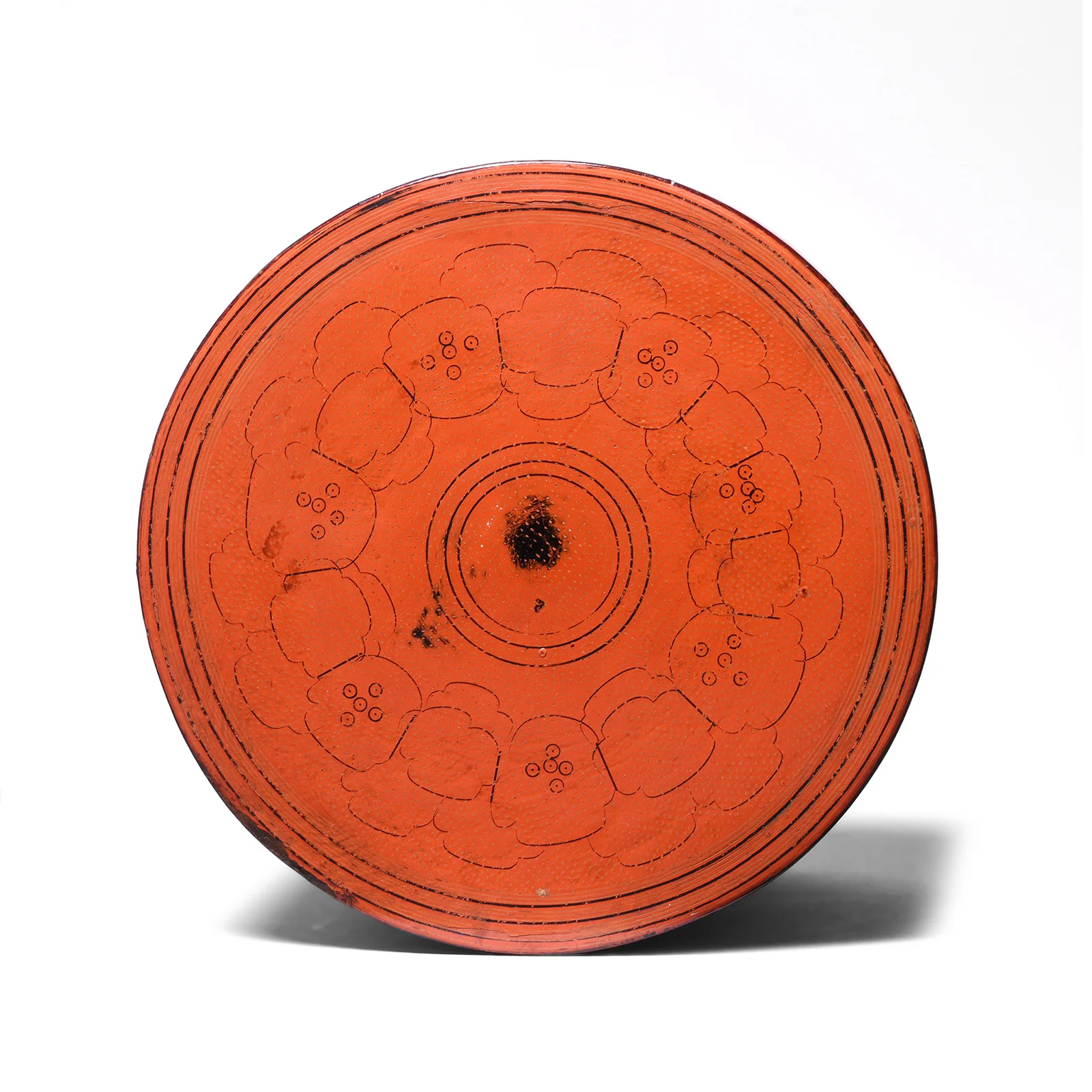 Burmese Red Lacquer Box - Ca 1910 - Image 3
