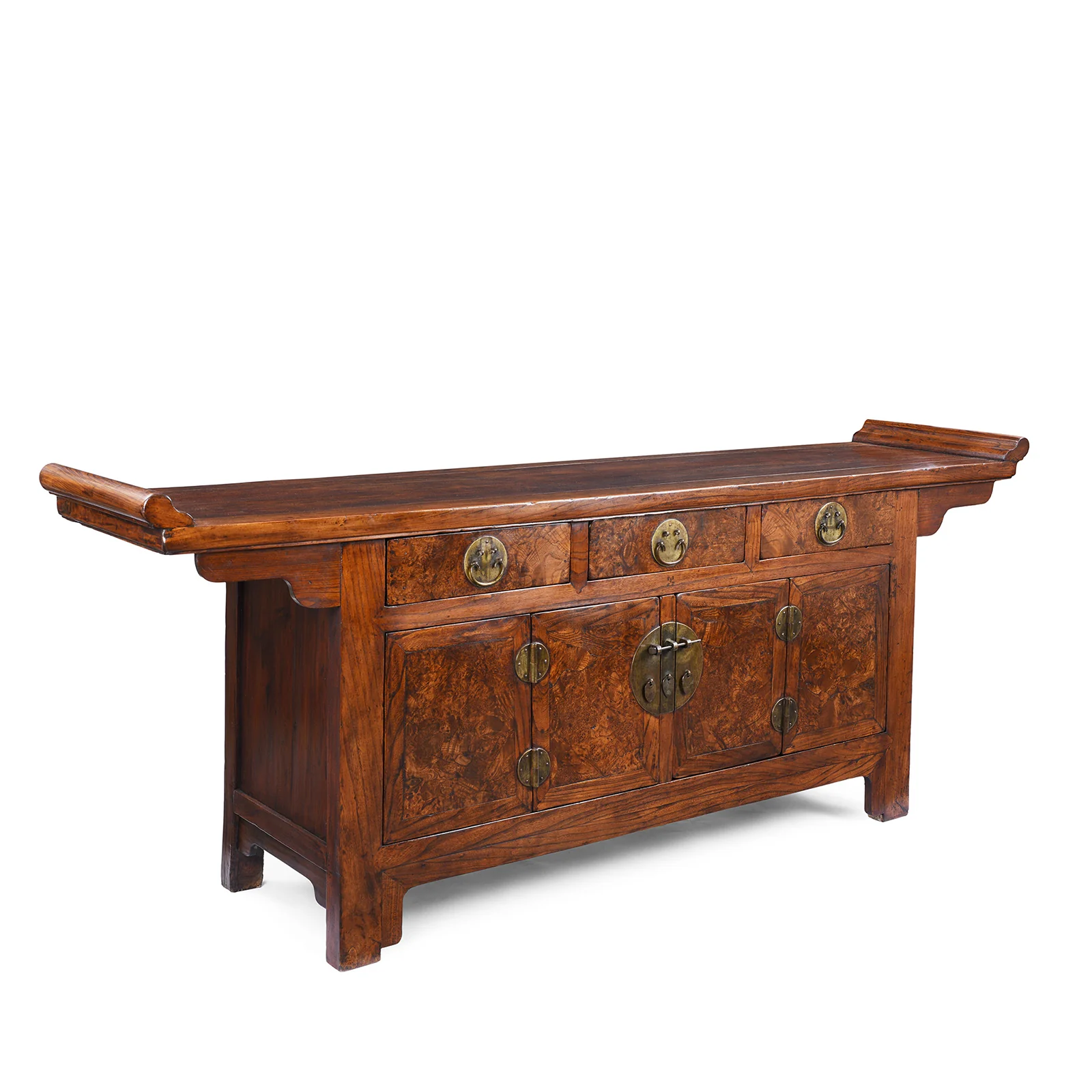 Peking Sideboard Made From Burr Elm - 19th Century - Image 4