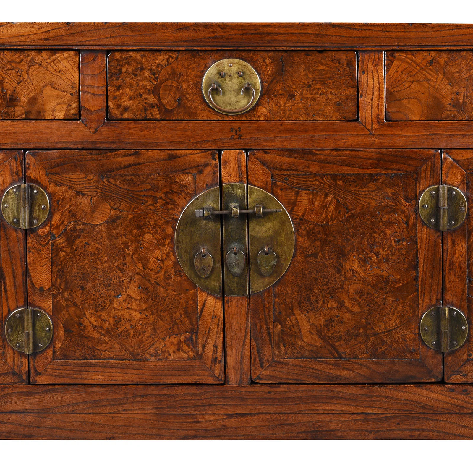 Peking Sideboard Made From Burr Elm - 19th Century - Image 7