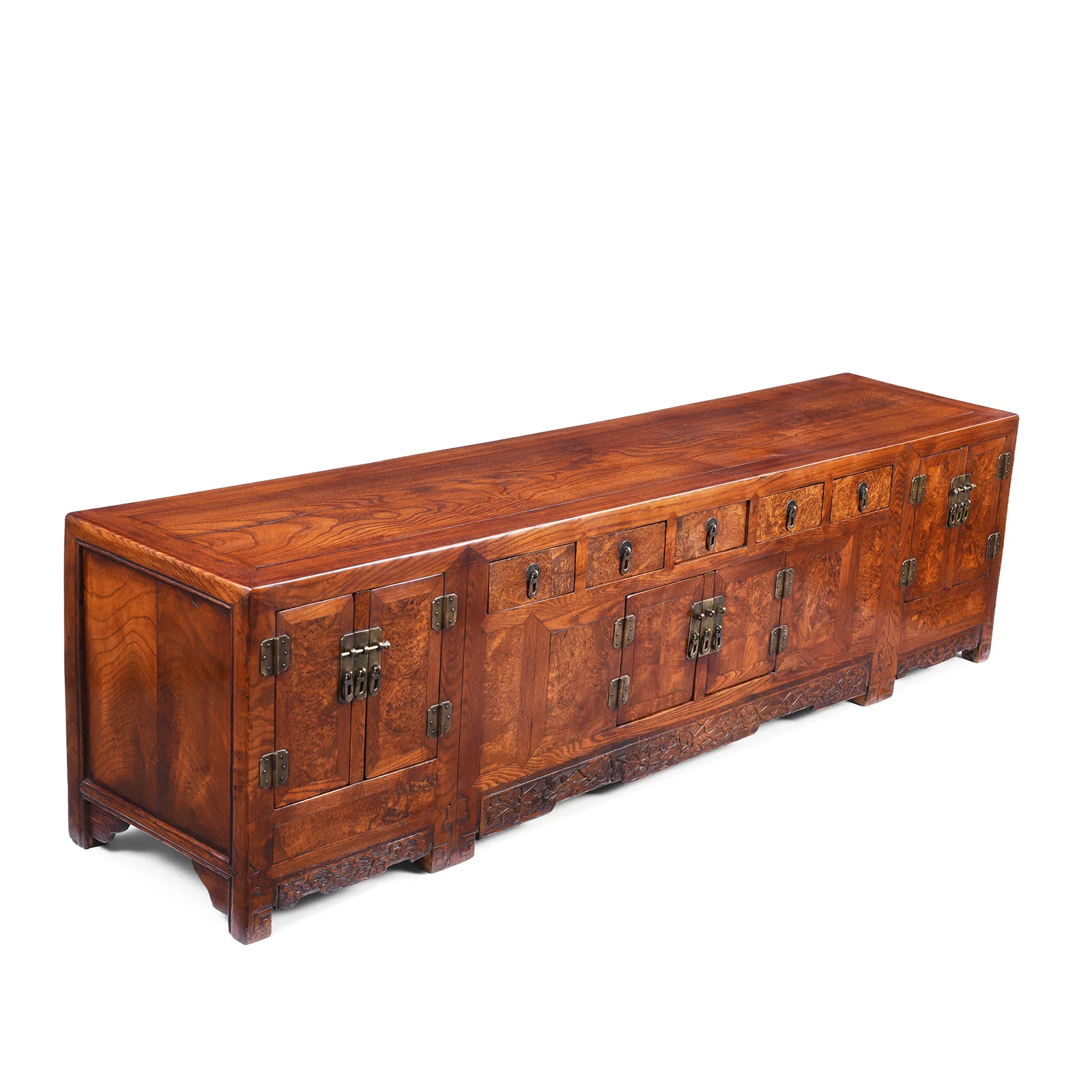 Kang Cabinet Made From Burr Elm - 19th Century - Image 3